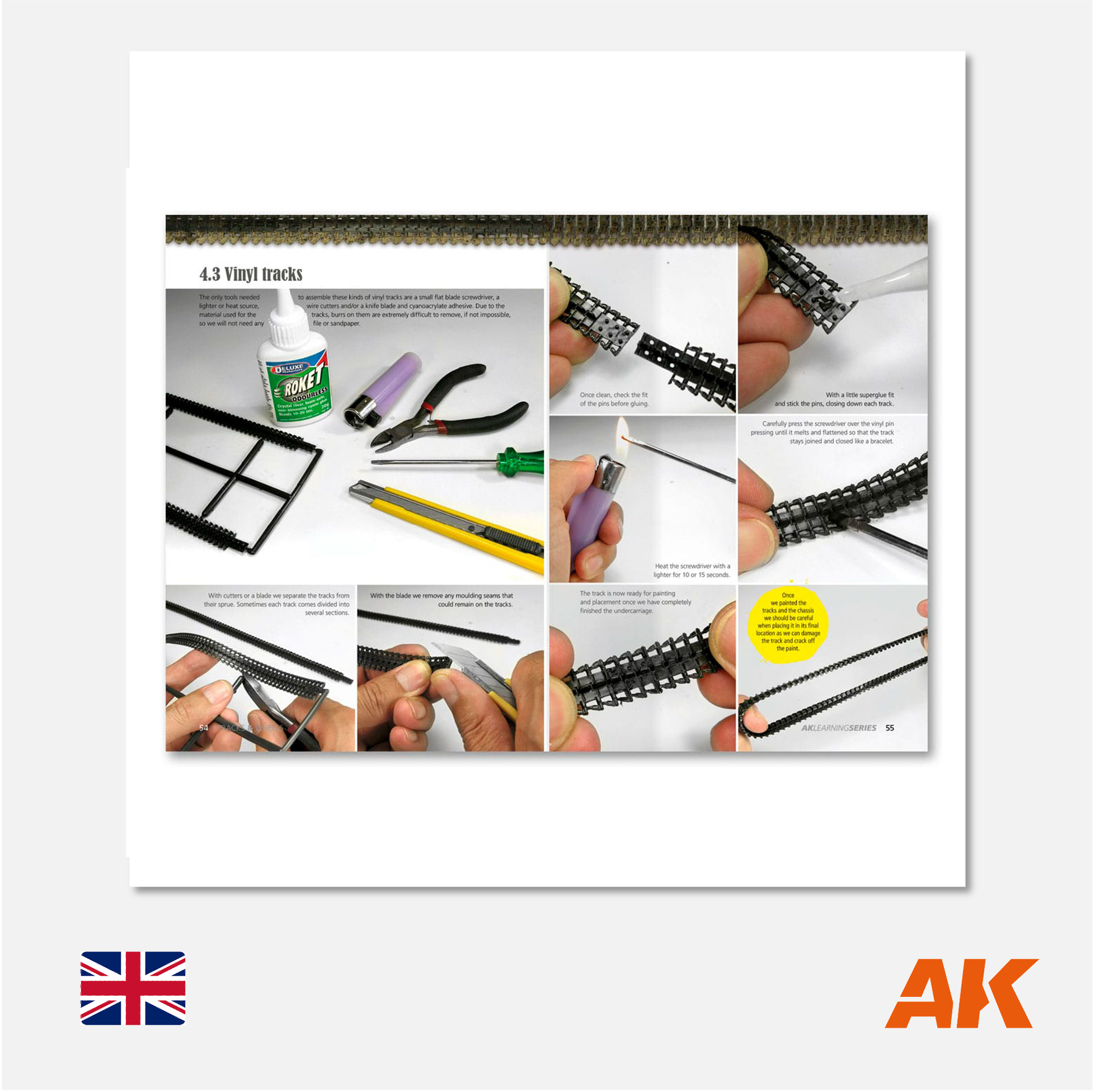 AK Interactive - AK Learning Series N° 3 Tracks & Wheels - AK274 - Gothaforce