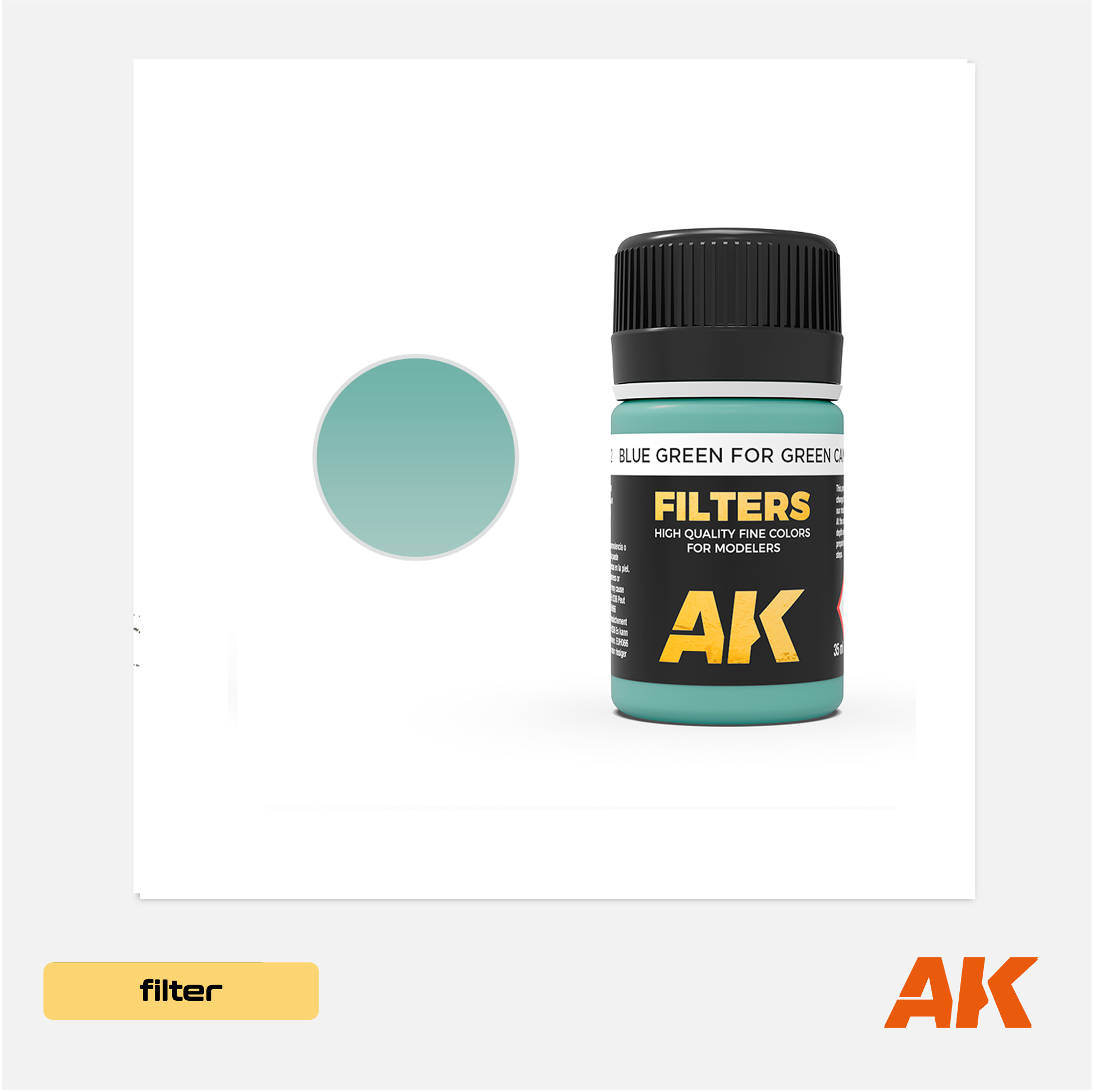AK Effects - Blue Green for Green Camo Filter