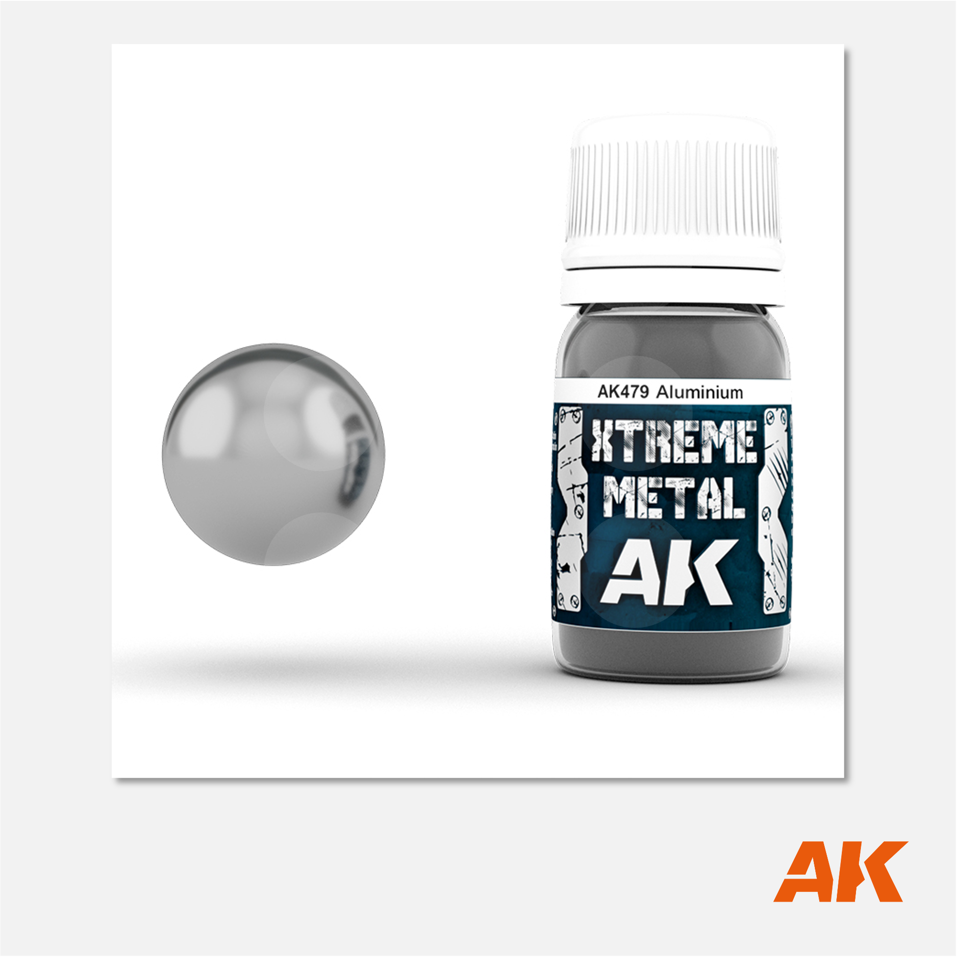 AK Interactive - Xtreme Metal Aluminium - AK479 - Gothaforce