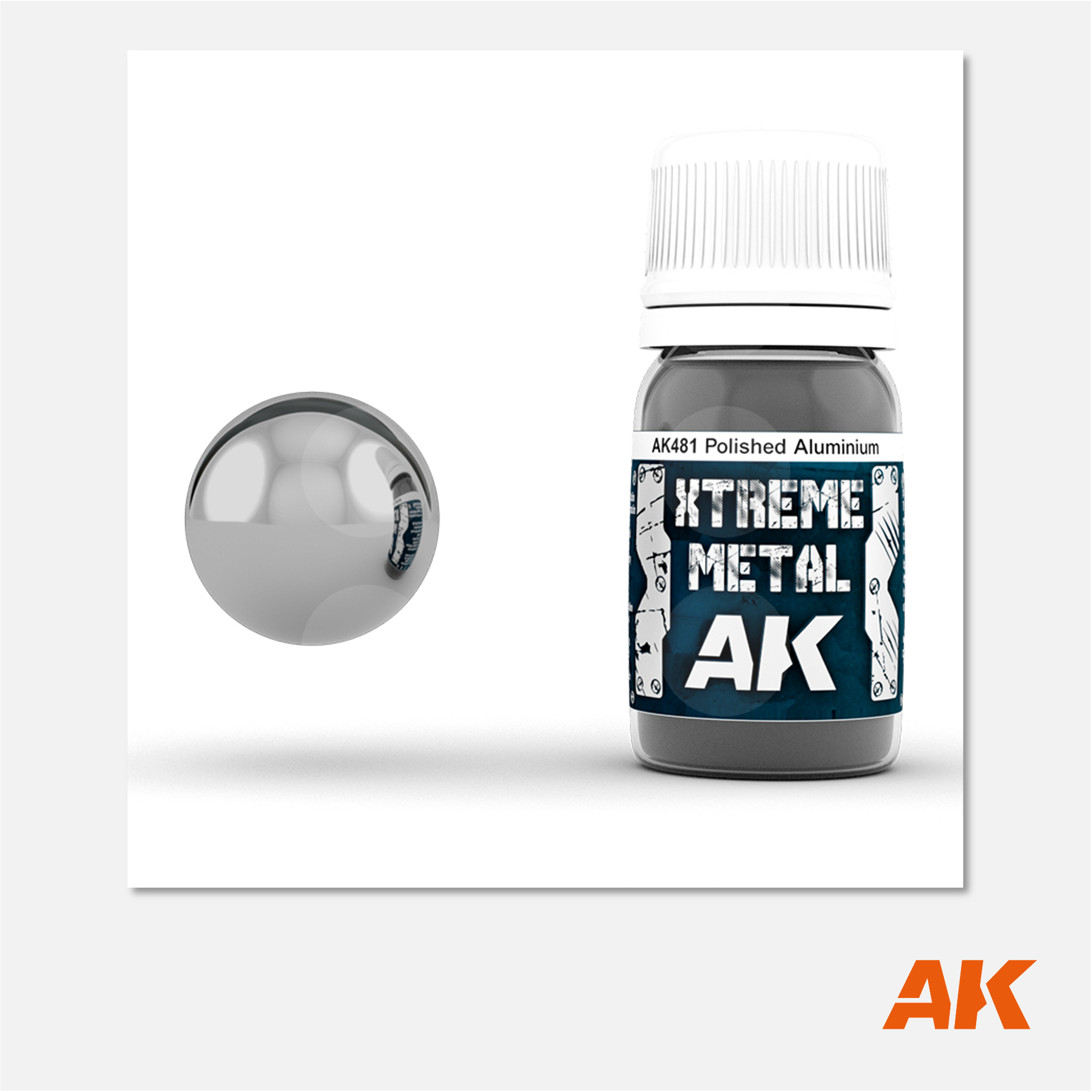 AK Interactive - Xtreme Metal Polished Aluminium - AK481 - Gothaforce