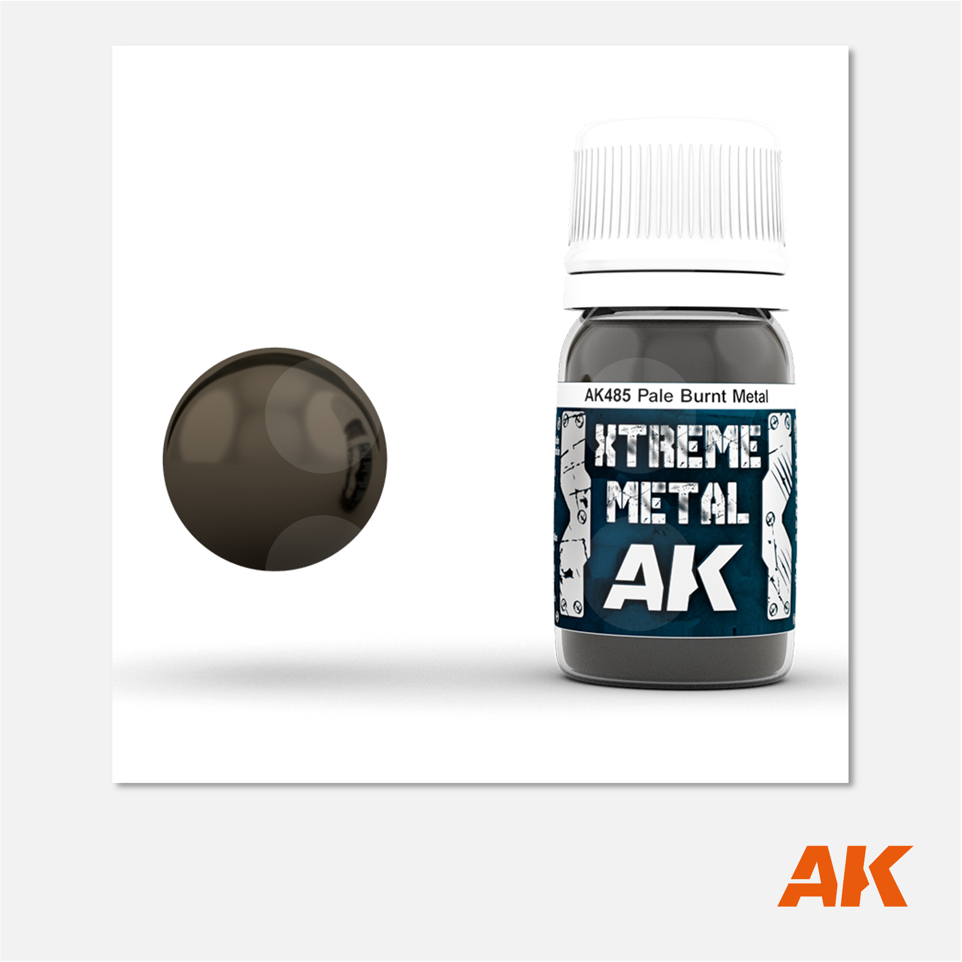 AK Interactive - Xtreme Metal Pale Burnt Metal - AK485 - Gothaforce