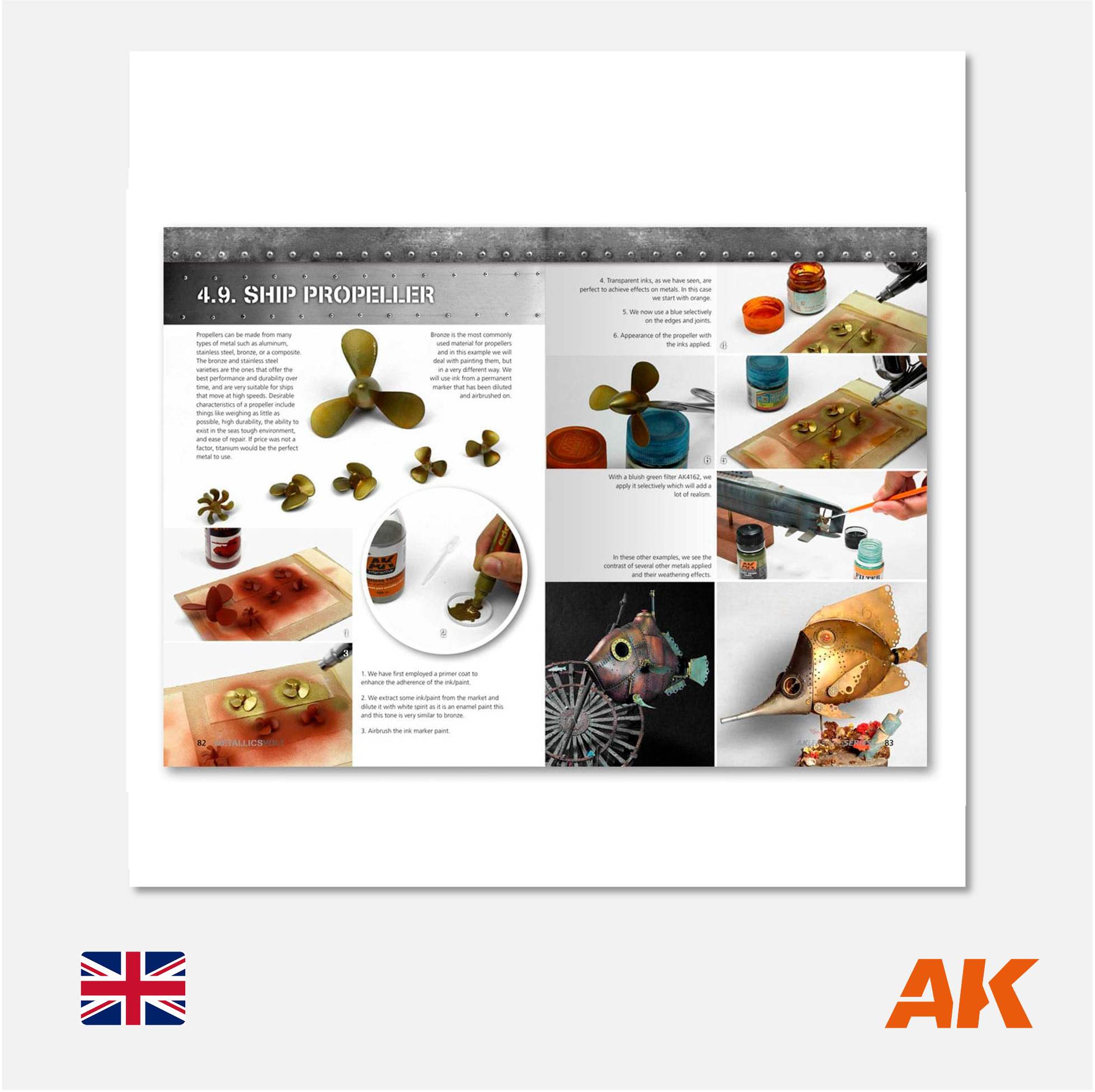 AK Interactive - AK Learning Series N° 4 Metallics 1 - AK507 - Gothaforce