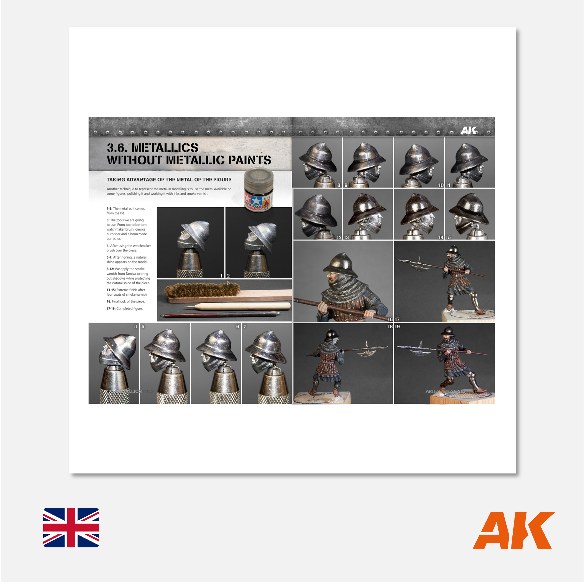 AK Interactive - AK Learning Series N° 5 Metallics 2 - AK508 - Gothaforce
