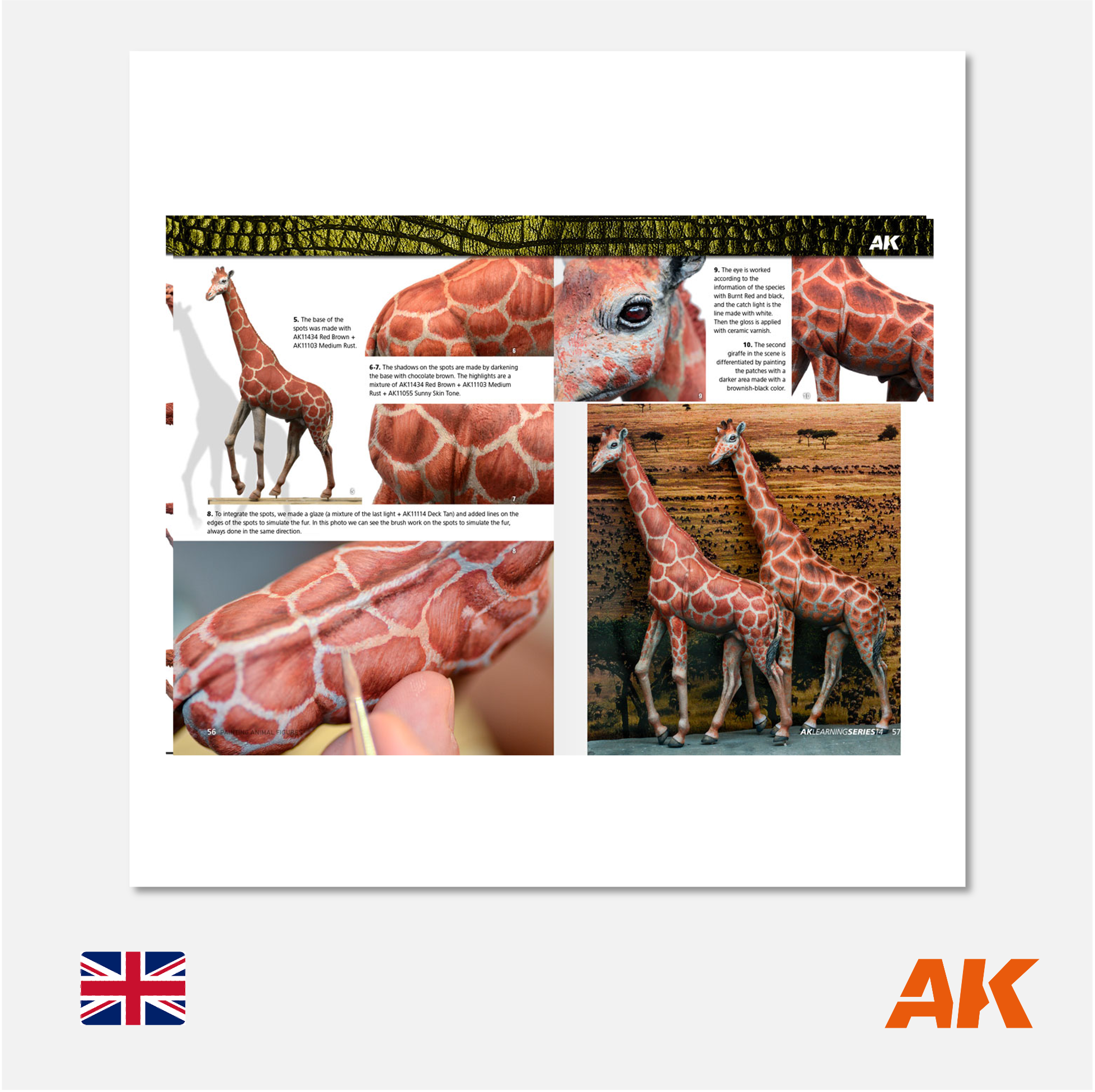 AK Interactive - AK Learning Series N° 14 Painting Animal Figures - AK518 - Gothaforce