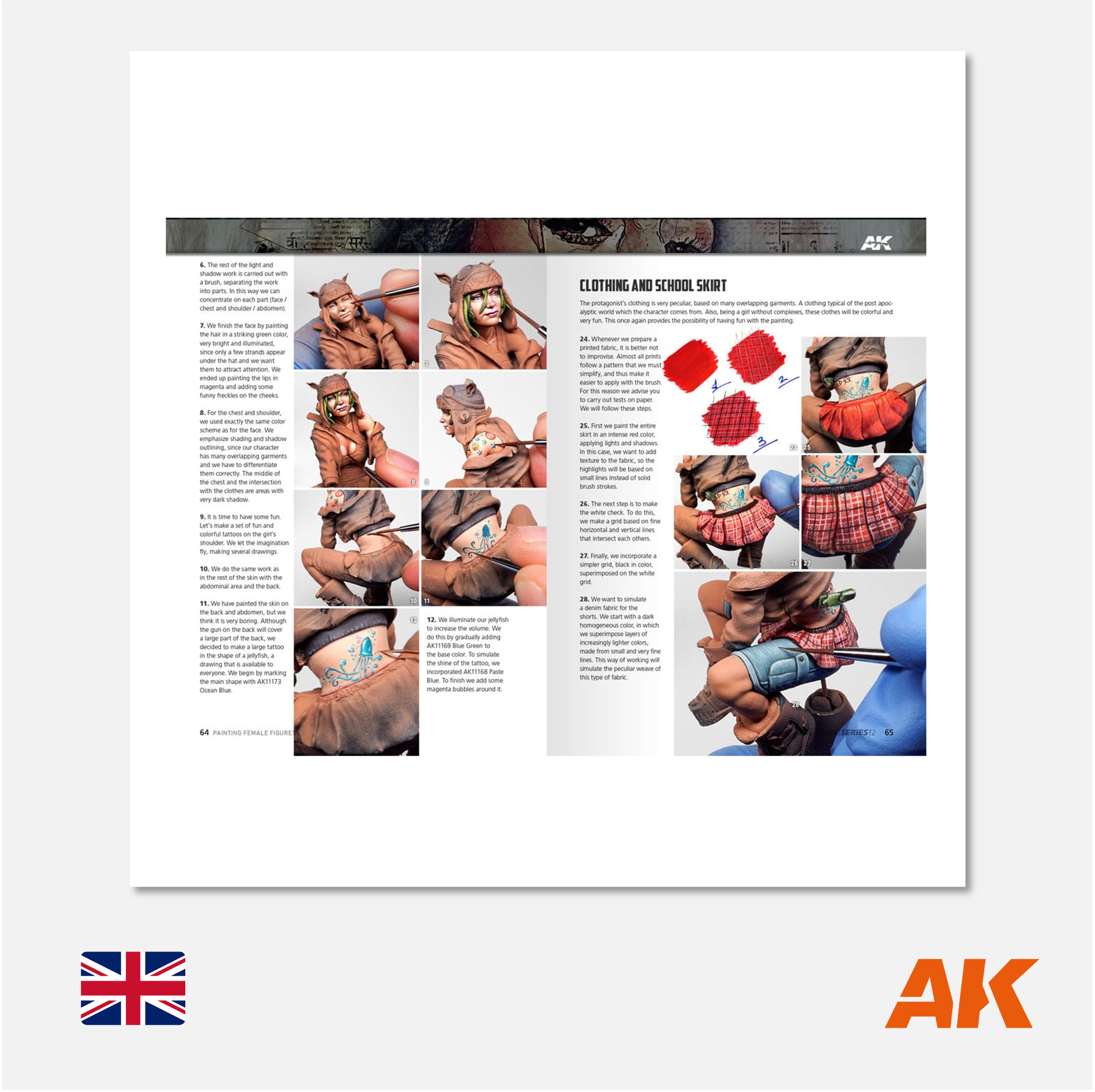 AK Interactive - AK Learning Series N° 12 Painting Female Figures - AK520 - Gothaforce