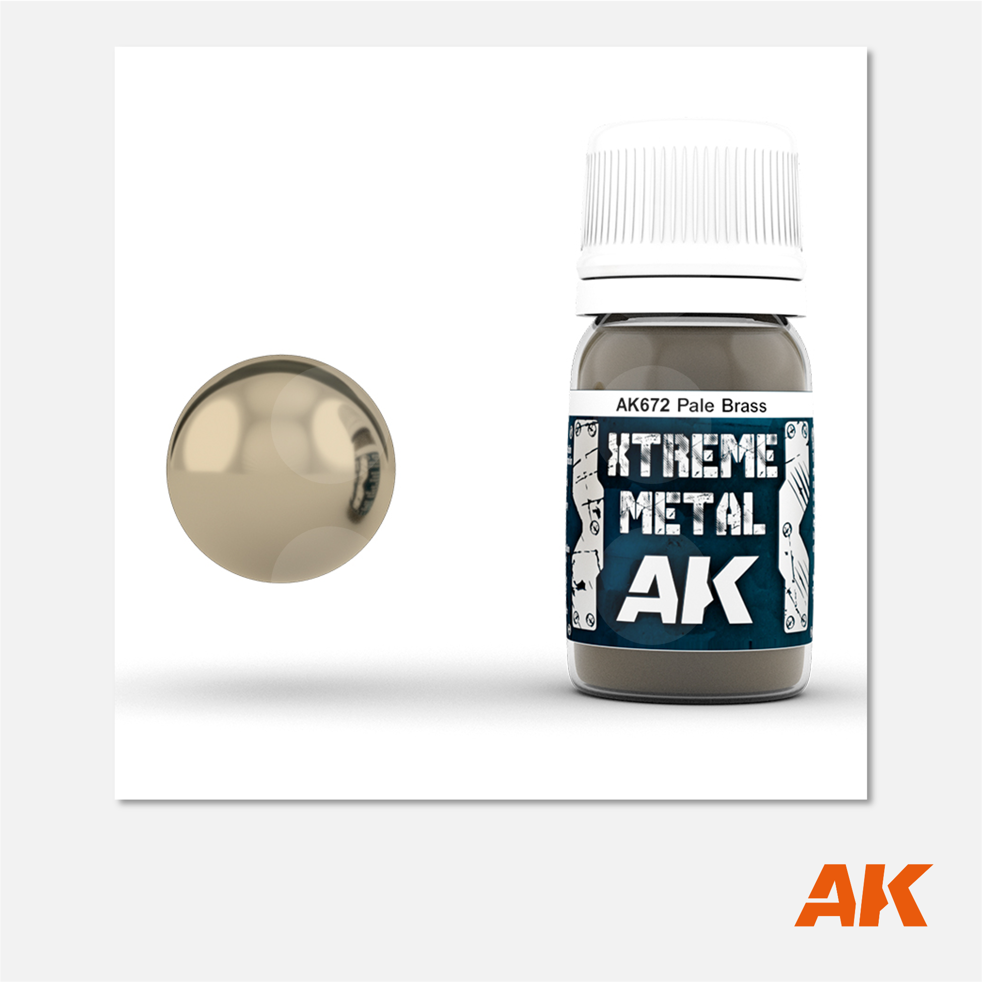AK Interactive - Xtreme Metal Pale Brass - AK672 - Gothaforce