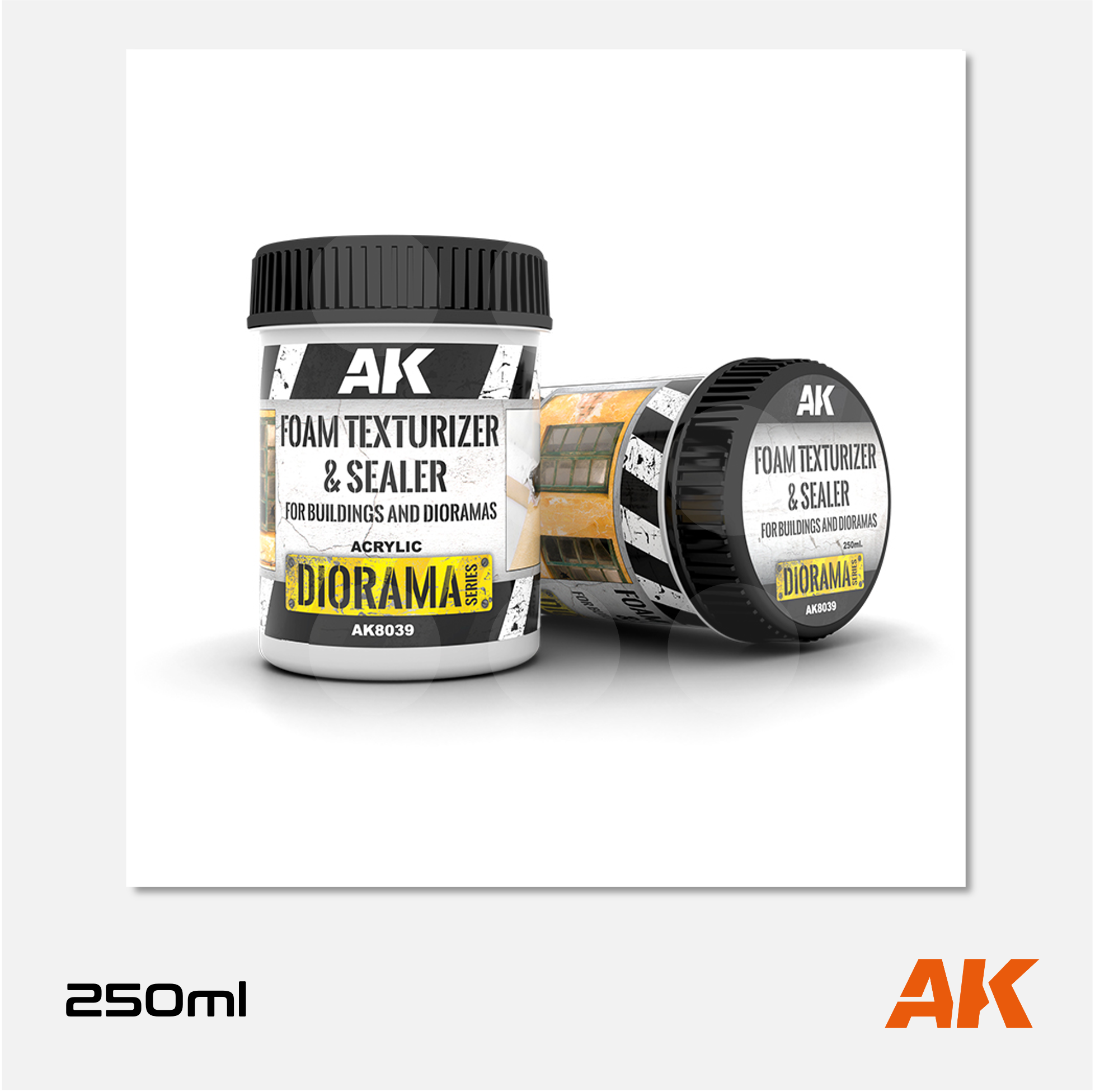 AK Foam Texturizer & Sealer for Buildings and Dioramas 250ml