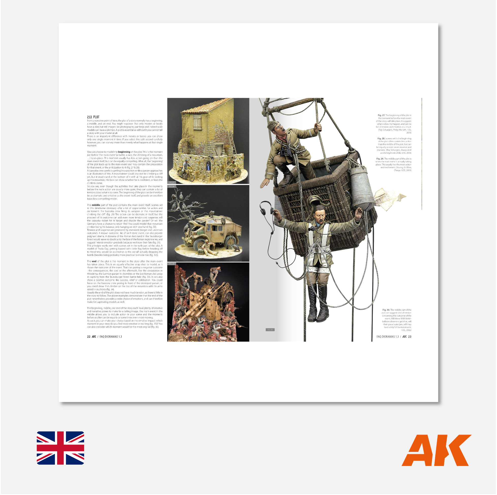 AK Interactive - FAQ Diorama 1.3 Extension Storytelling Composition & Planning - AK8150 - Gothaforce