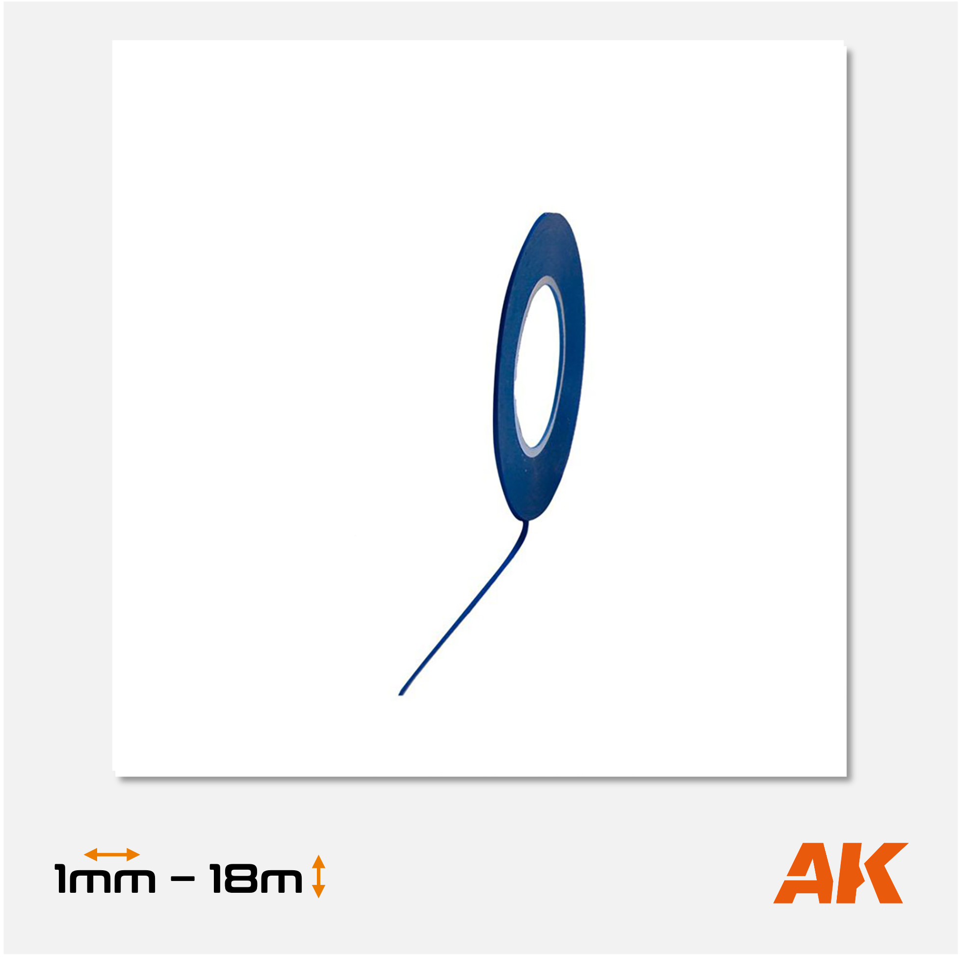 AK Masking Tape for Curves - 1mm