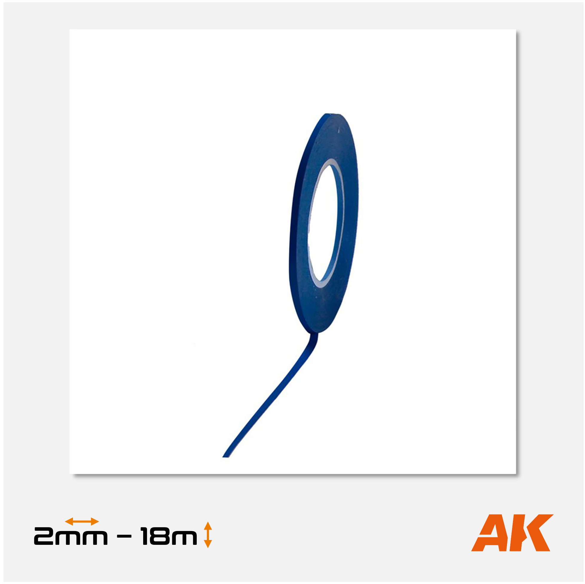 AK Masking Tape for Curves - 2mm