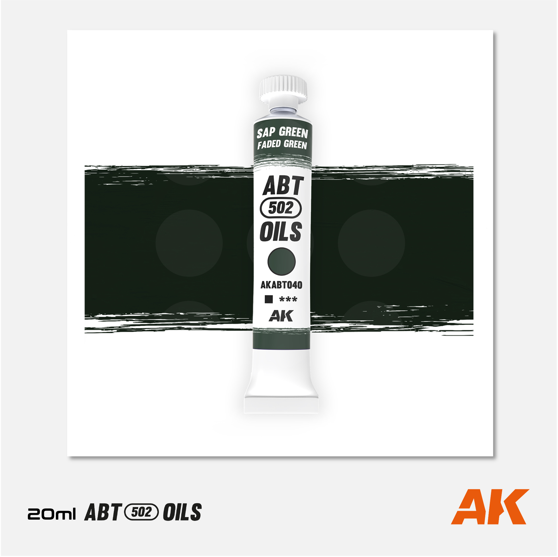 AK Interactive - Abteilung 502 Oils - Sap Green / Faded Green - AKABT040 - Gothaforce