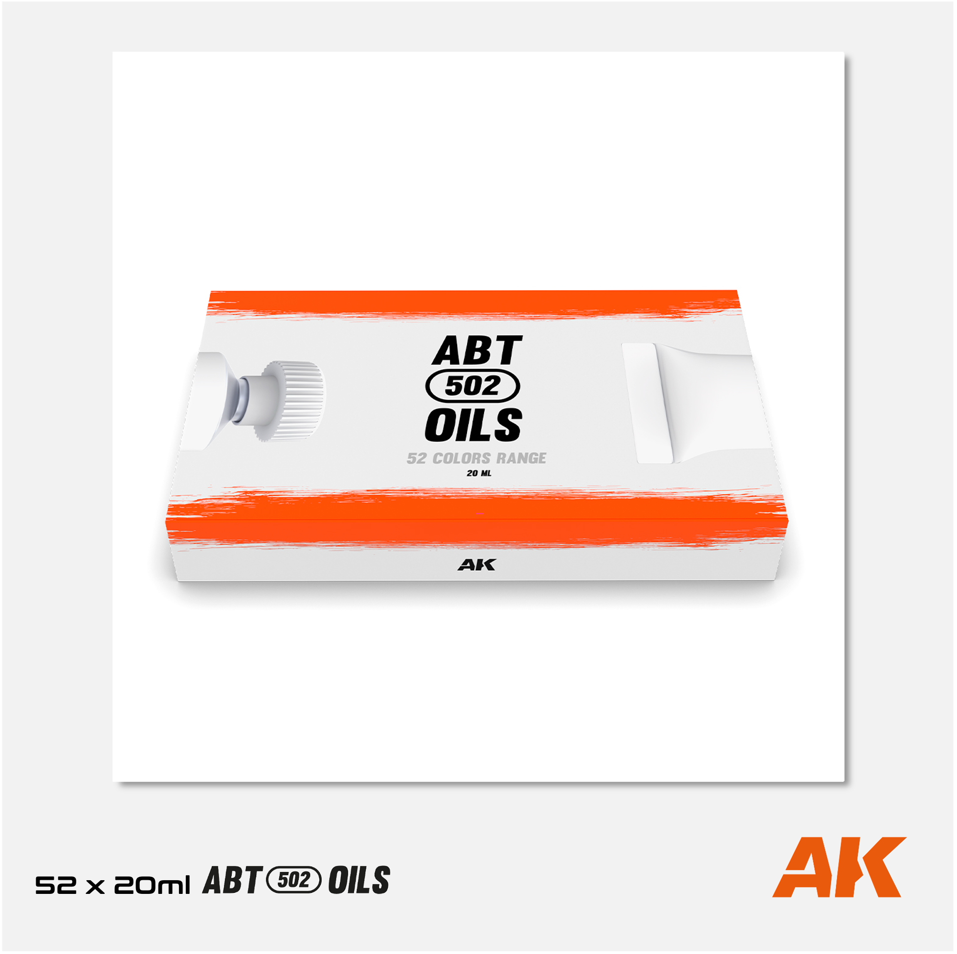 AK Interactive - Abteilung 502 Oils - Special Box with full range of 52 colors - AKABT1000 - Gothaforce