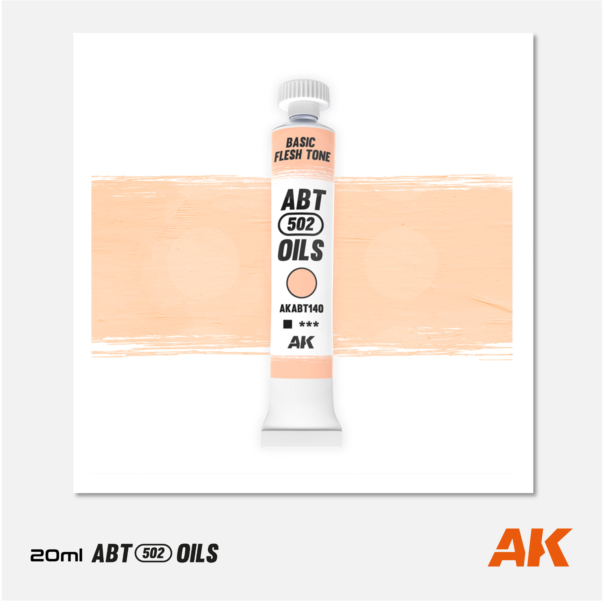 AK Interactive - Abteilung 502 Oils - Basic Flesh Tone - AKABT140 - Gothaforce