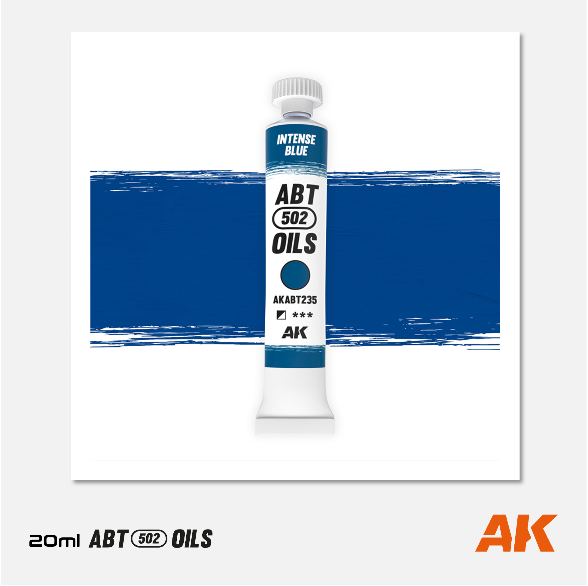 AK Interactive - Abteilung 502 Oils - Intense Blue - AKABT235 - Gothaforce