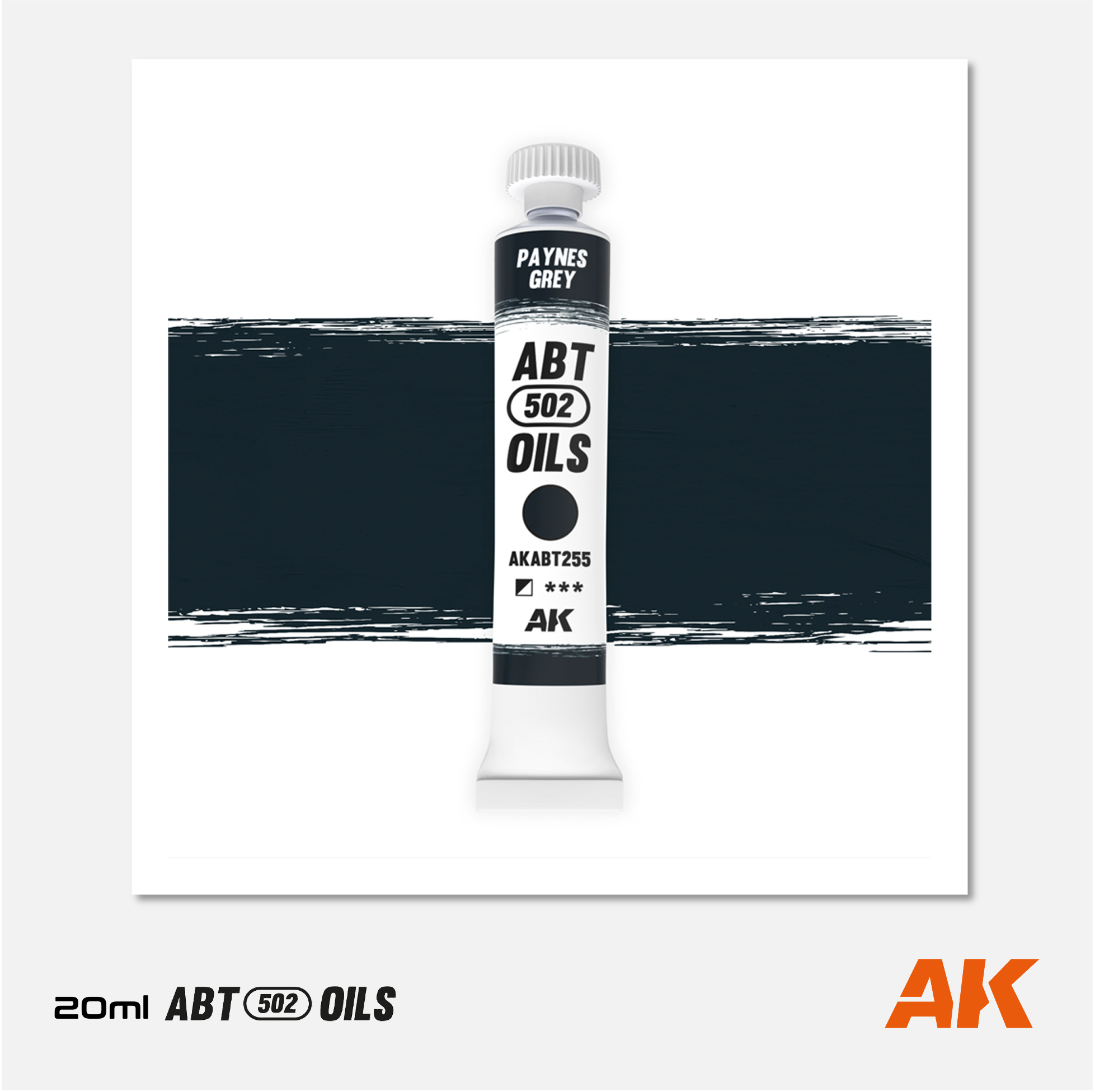 AK Interactive - Abteilung 502 Oils - Paynes Grey - AKABT255 - Gothaforce