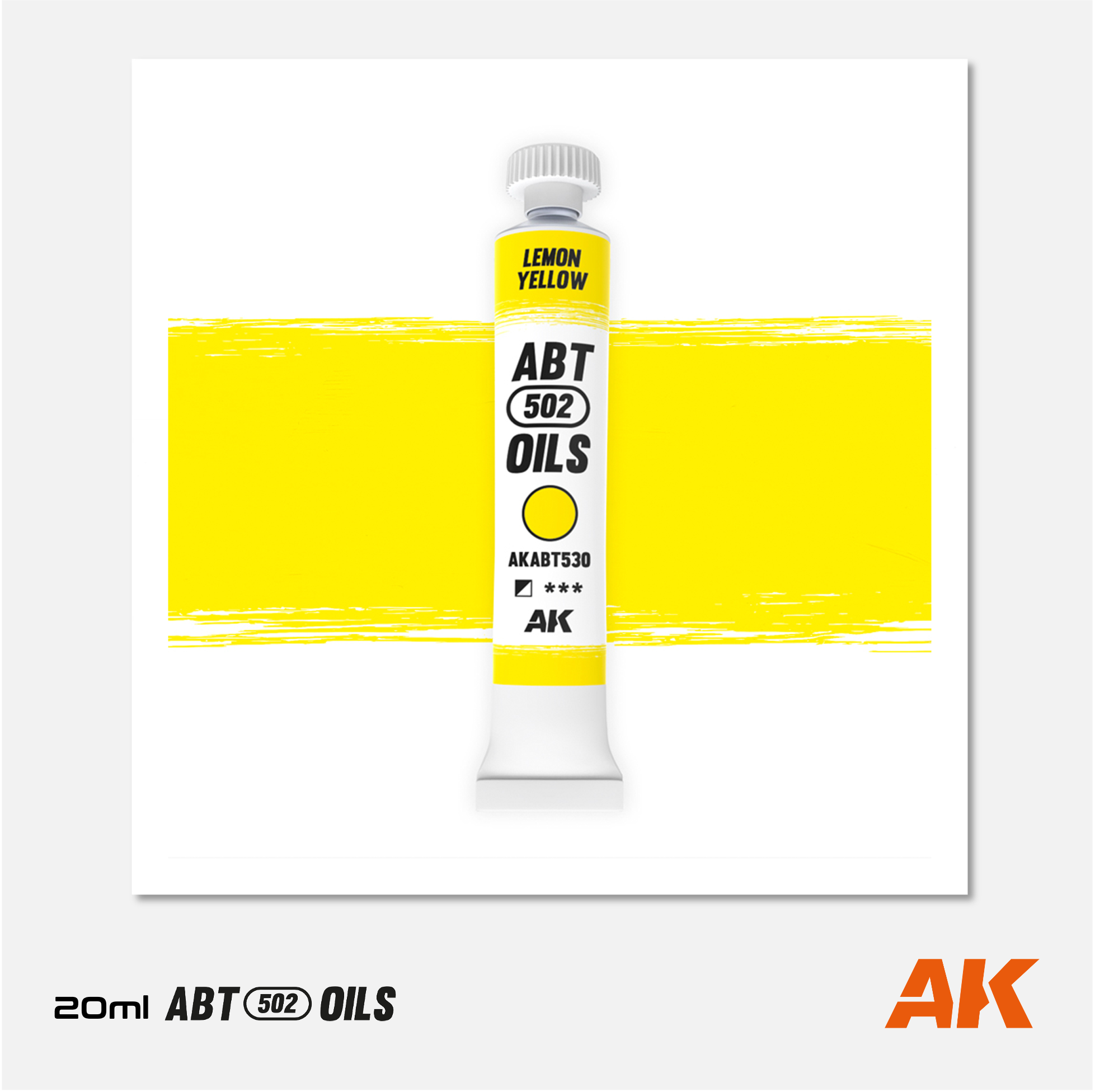 AK Interactive - Abteilung 502 Oils - Lemon Yellow - AKABT530 - Gothaforce