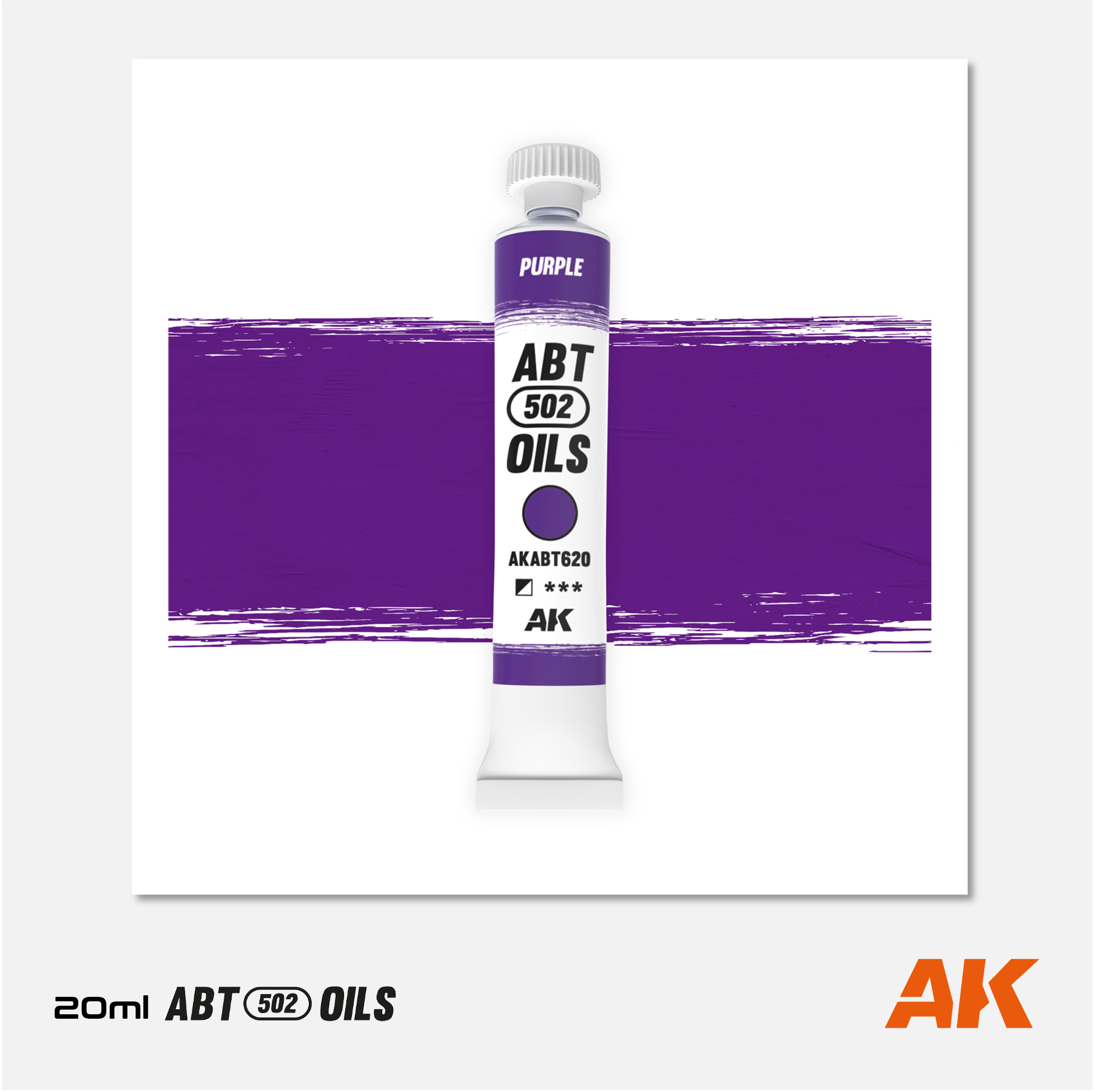 AK Interactive - Abteilung 502 Oils - Purple - AKABT620 - Gothaforce