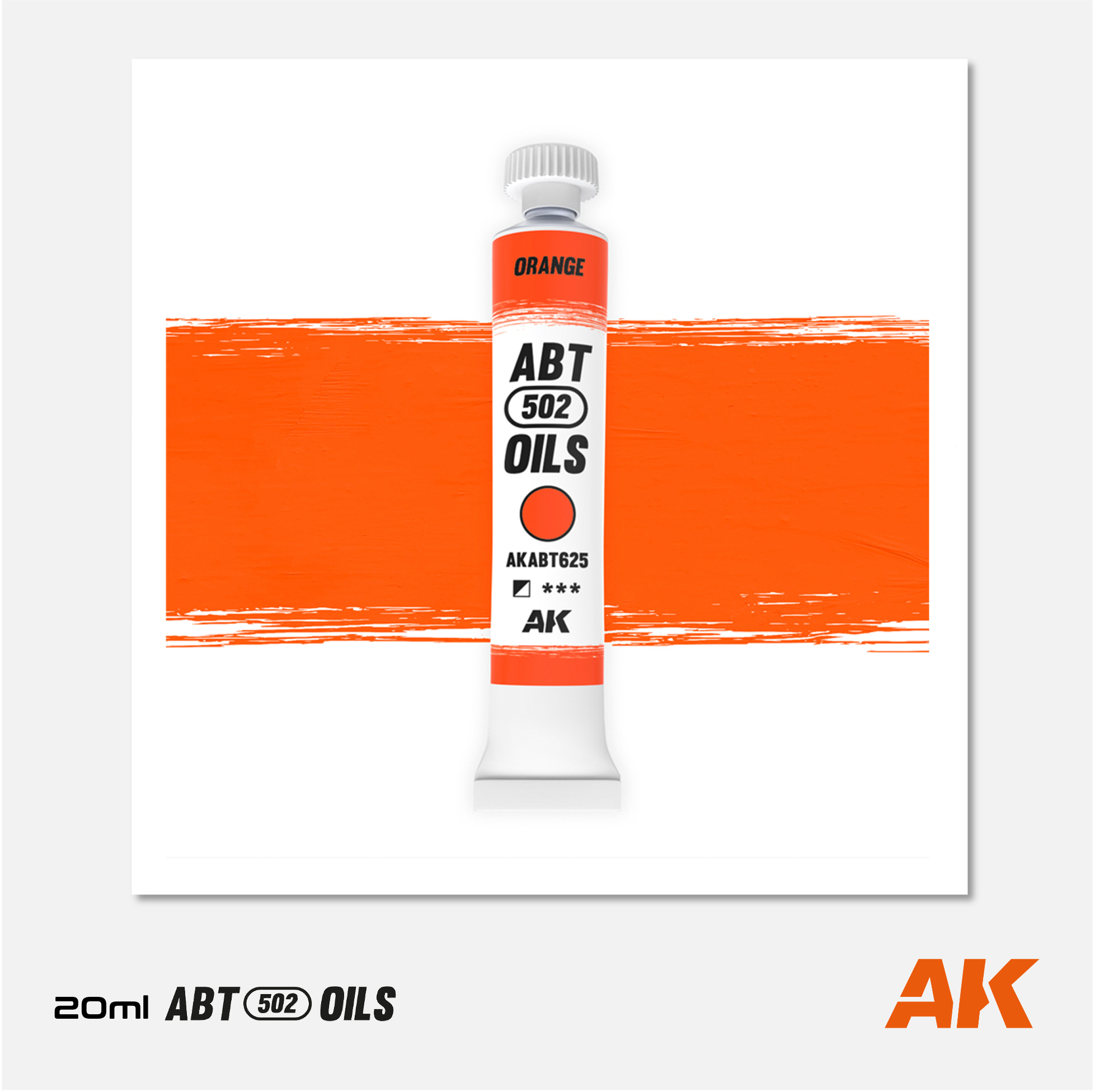 AK Interactive - Abteilung 502 Oils - Orange - AKABT625 - Gothaforce