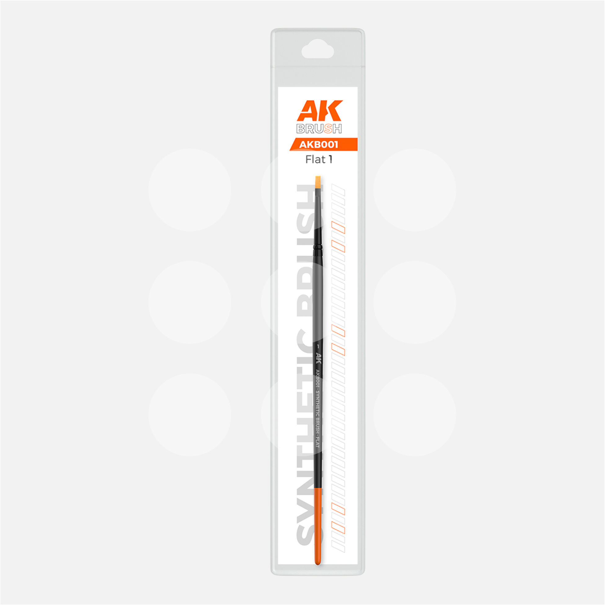 AK Synthetic Brush - Flat 1