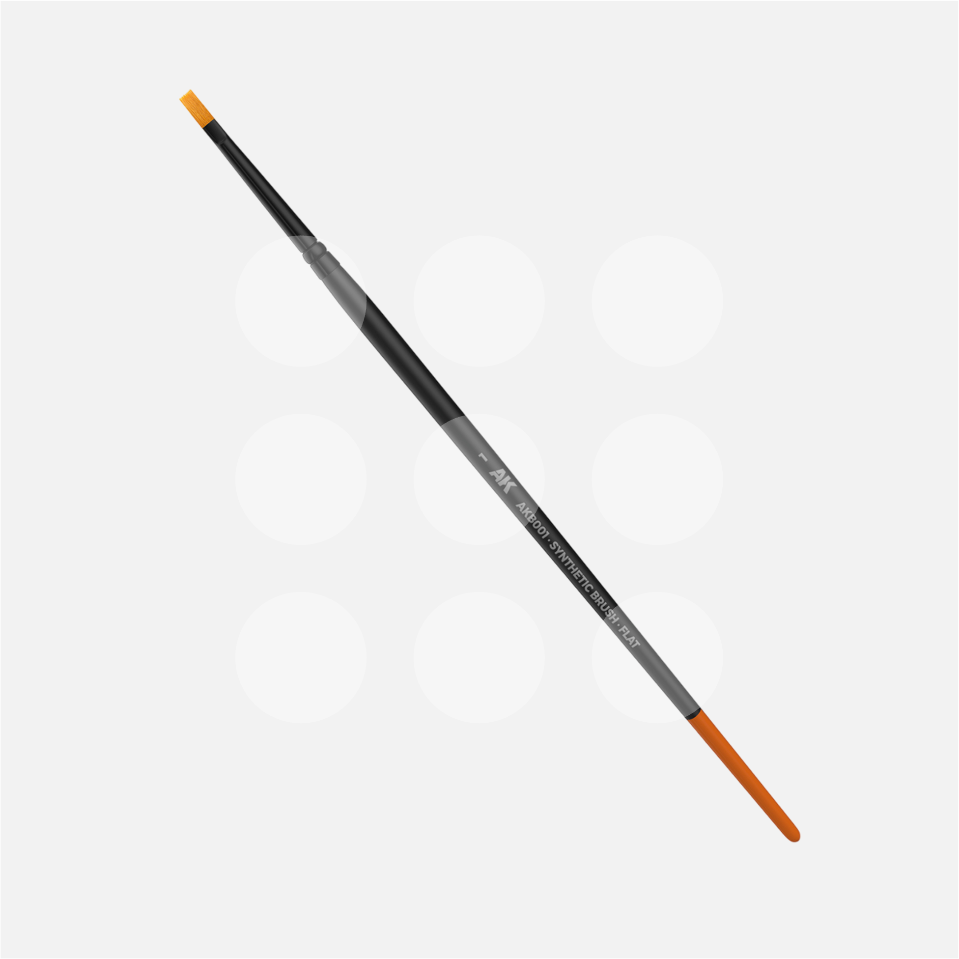AK Synthetic Brush - Flat 1