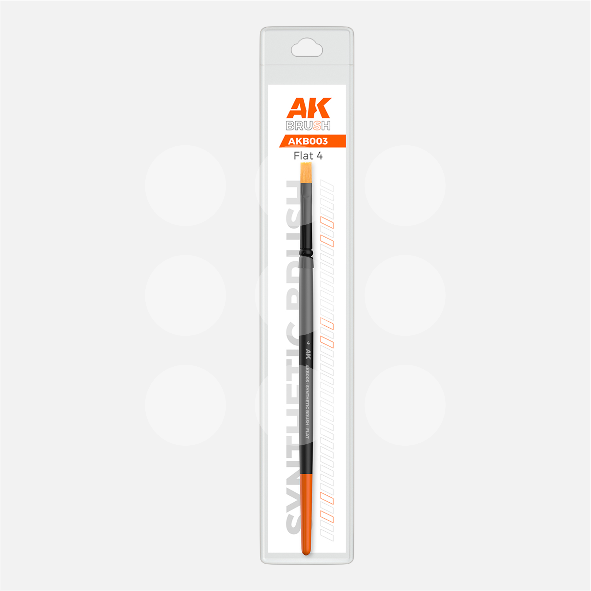 AK Synthetic Brush - Flat 4