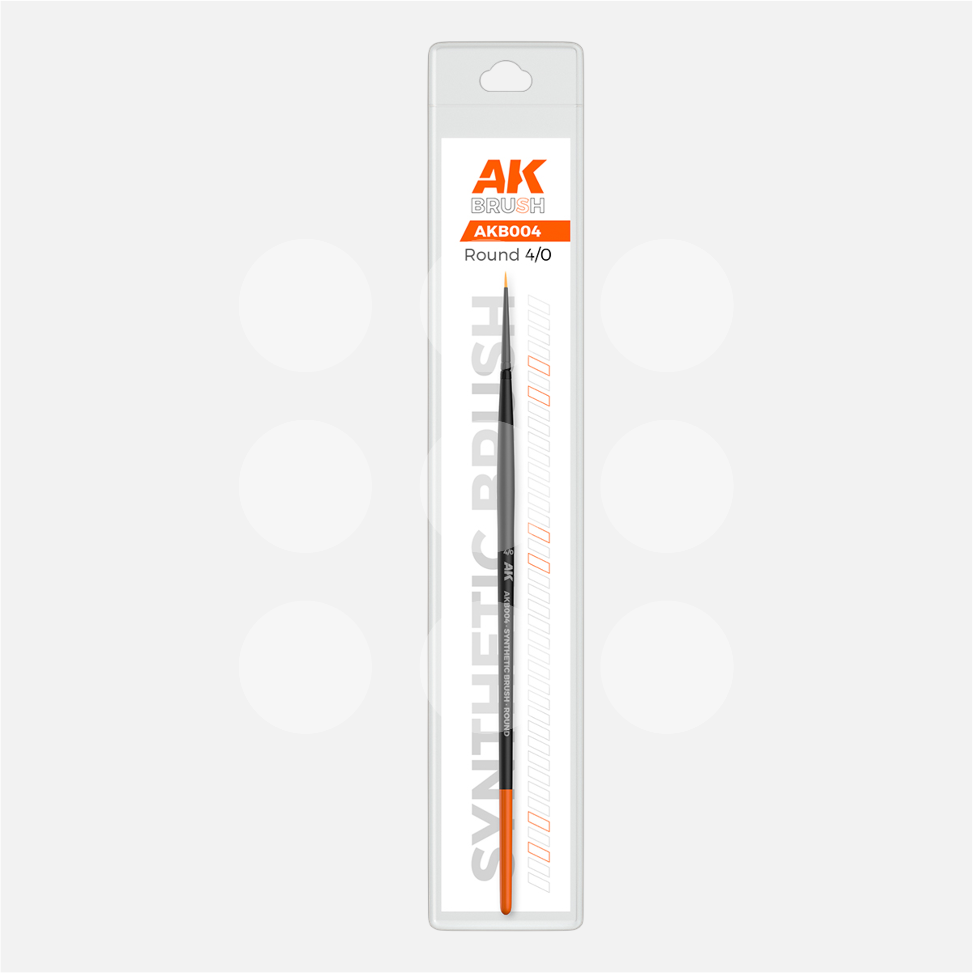 AK Synthetic Brush - Round 4/0