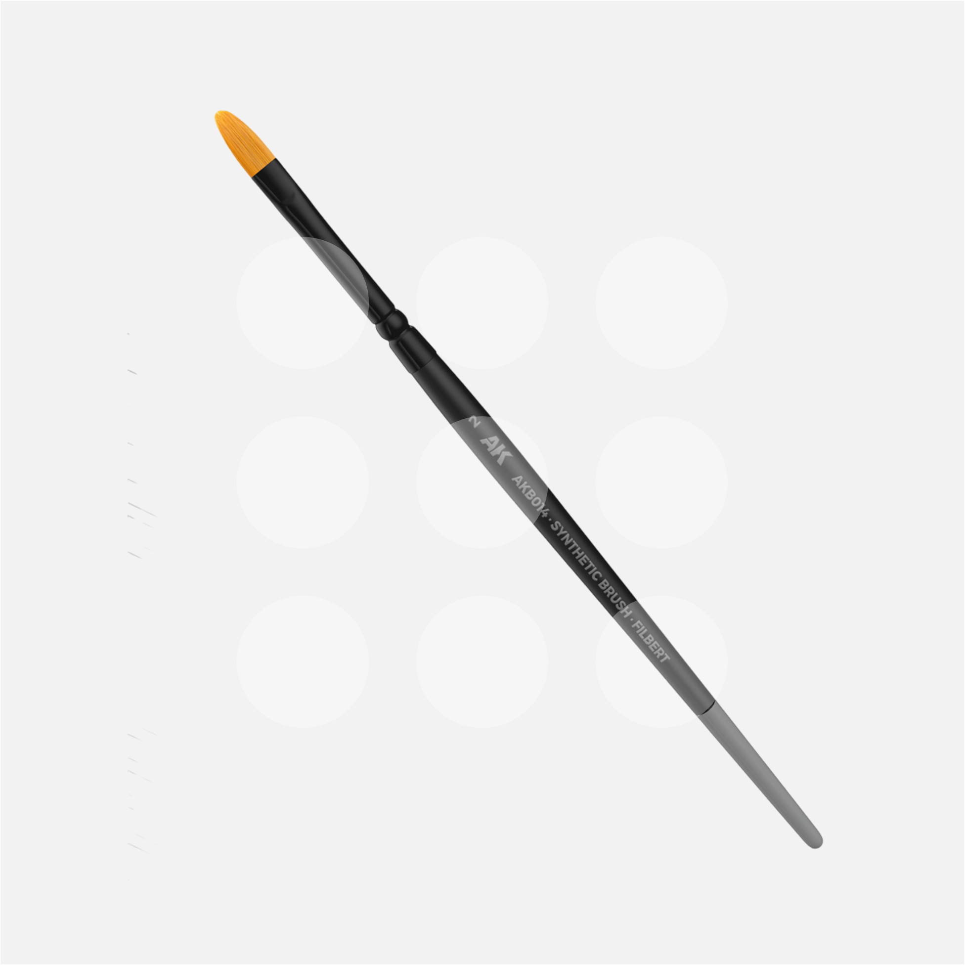 AK Synthetic Brush - Filbert 2