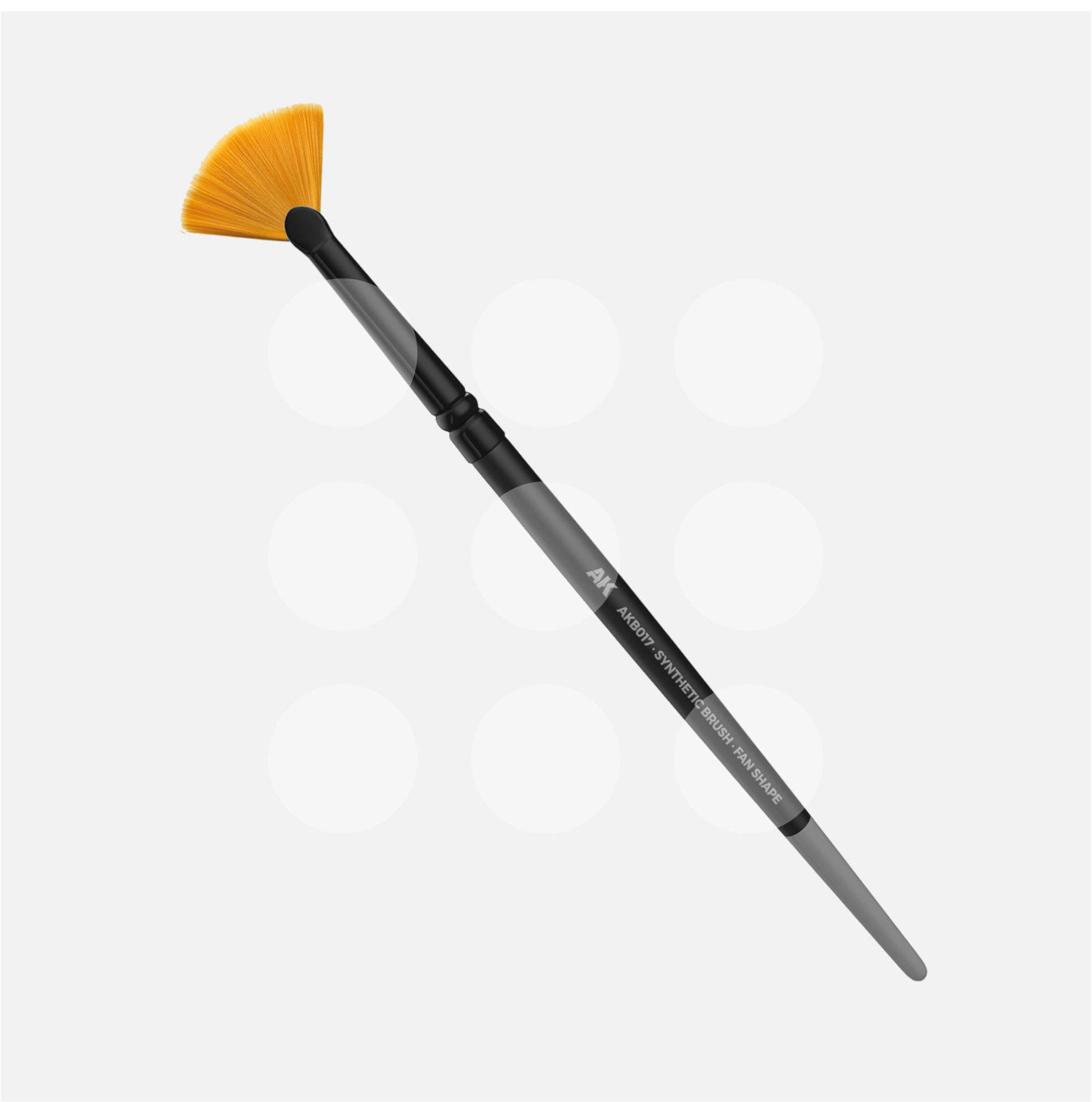 AK Synthetic Brush - Fan Shape