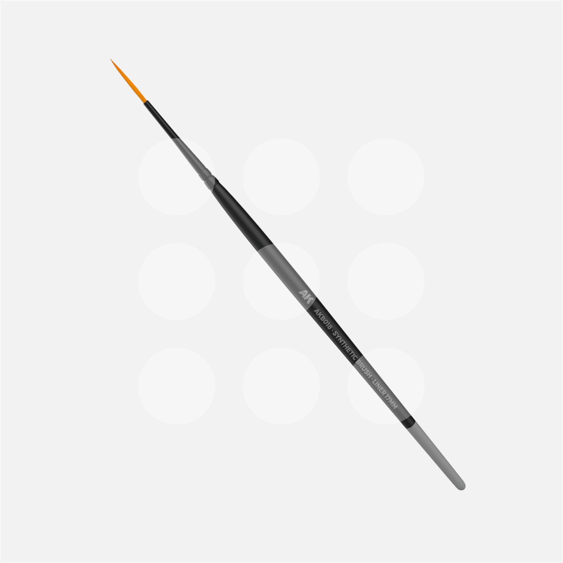 AK Synthetic Brush - Liner 17mm