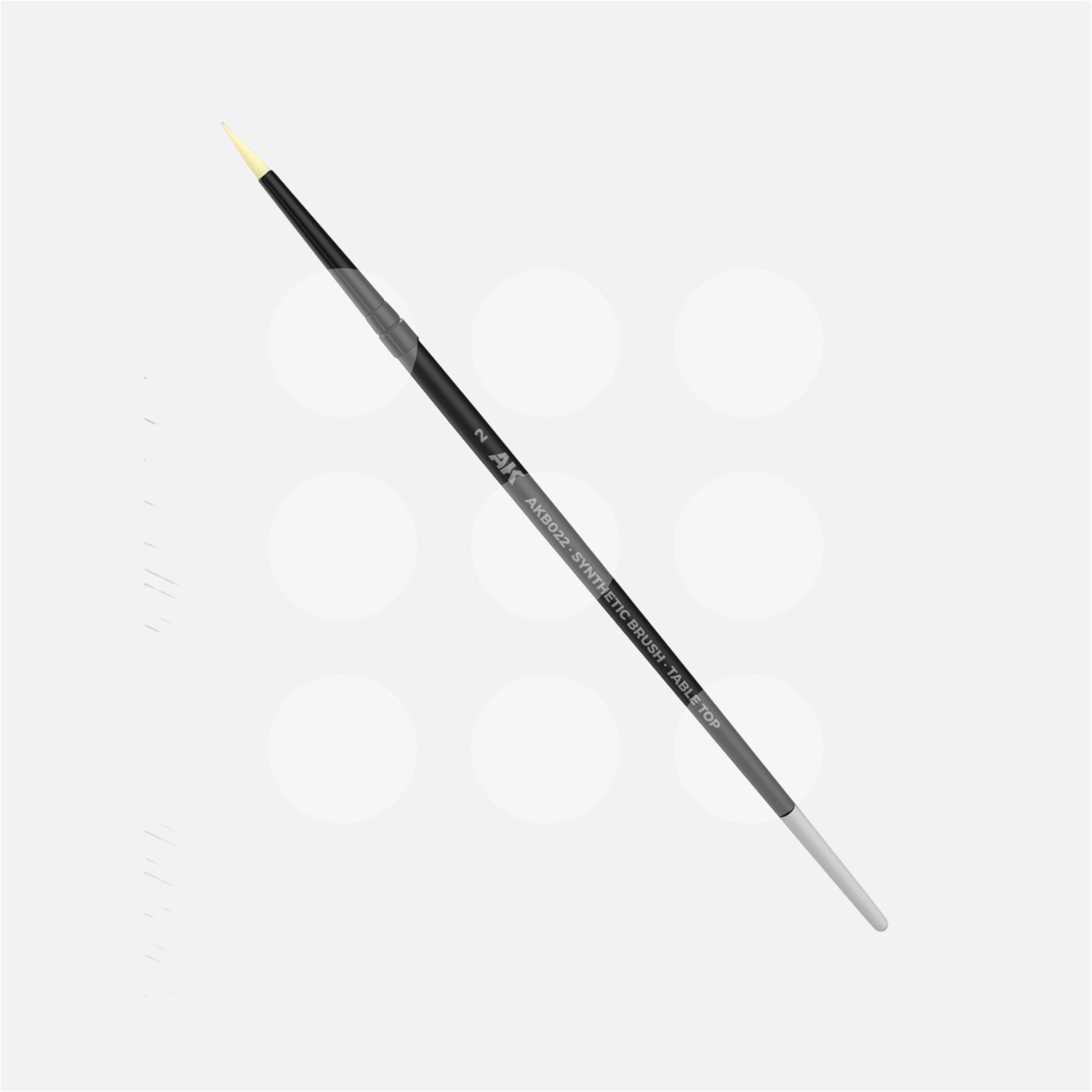AK Synthetic Tabletop Brush - 2
