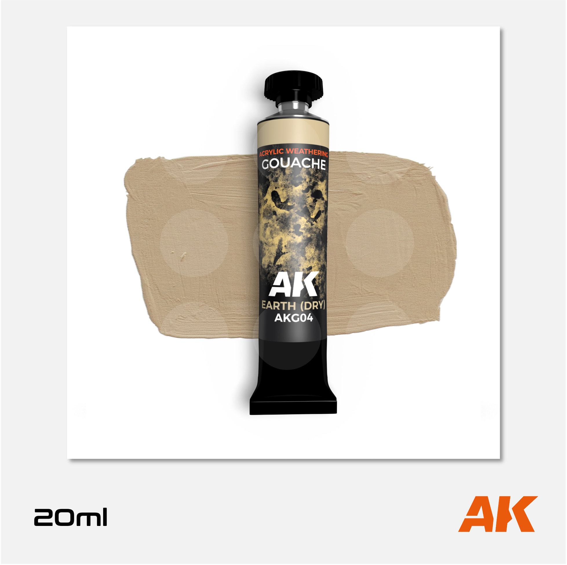 AK Interactive - Gouach for Acrylic Weathering - Earth (Dry) - AKG004 - Gothaforce