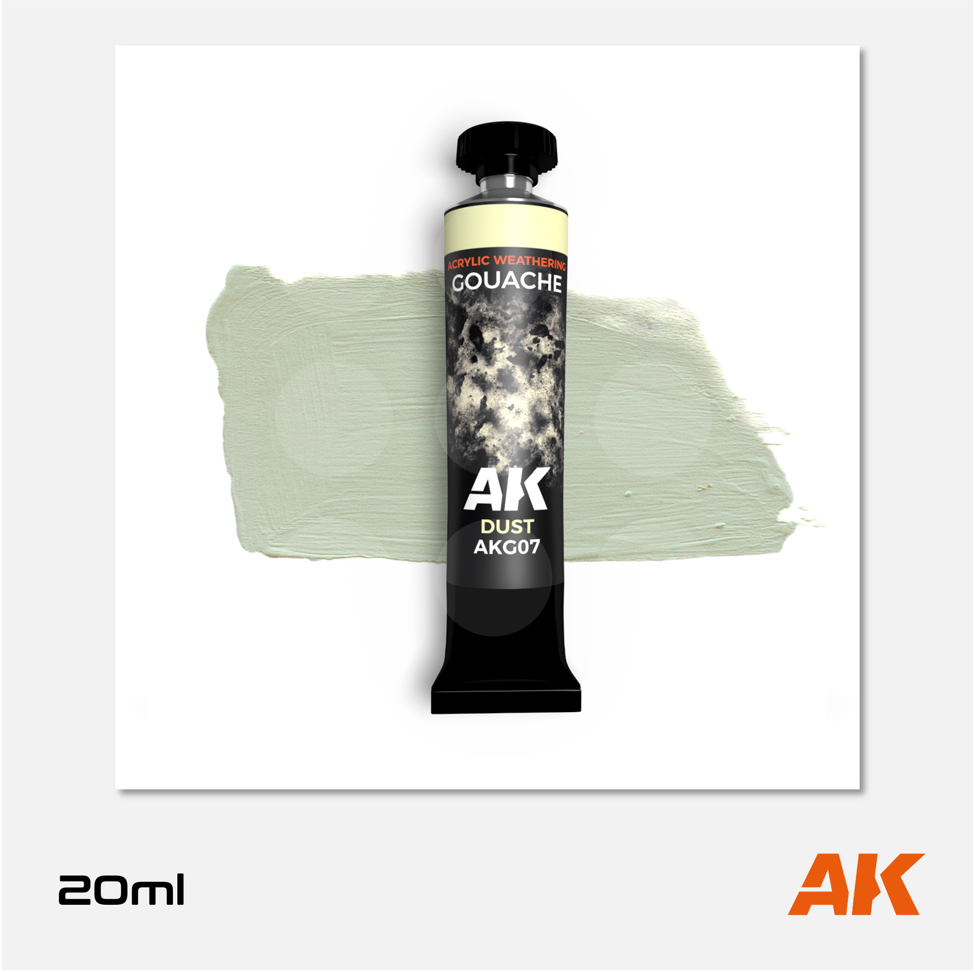 AK Interactive - Gouach for Acrylic Weathering - Dust - AKG007 - Gothaforce