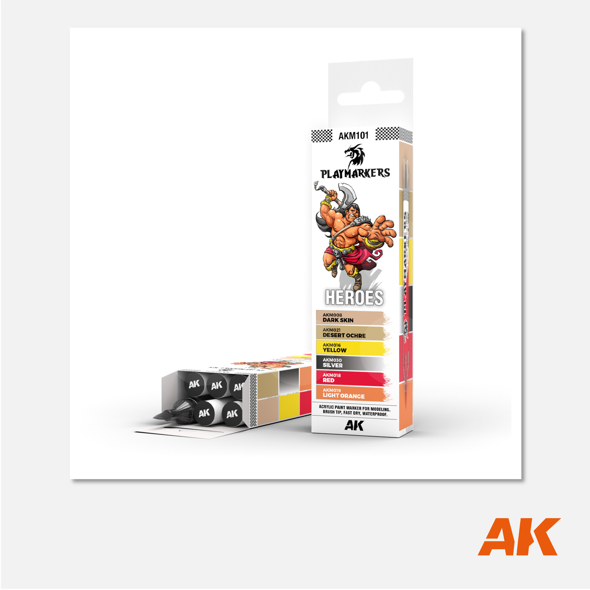 AK Playmarker Set - Heroes