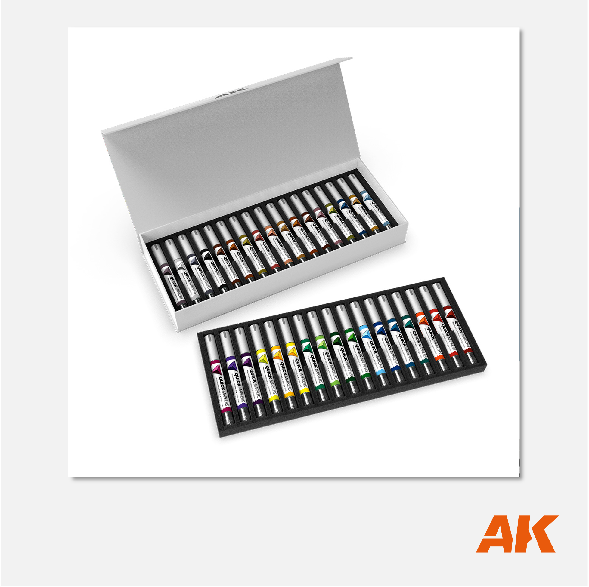 AK Quick Markers - Special Box Full Range (34 colors)