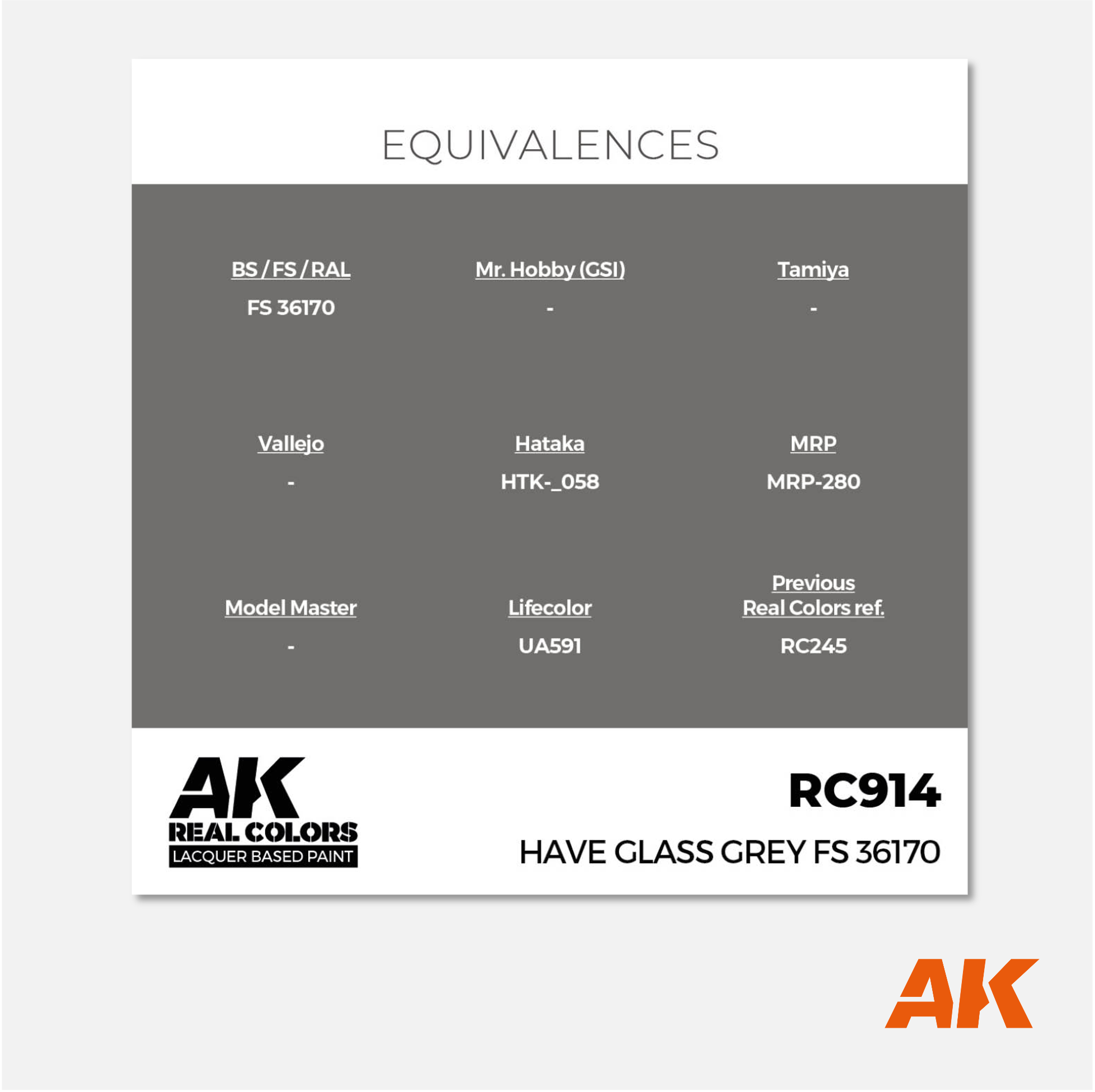 AK Real Colors - Have Glass Grey FS 36170
