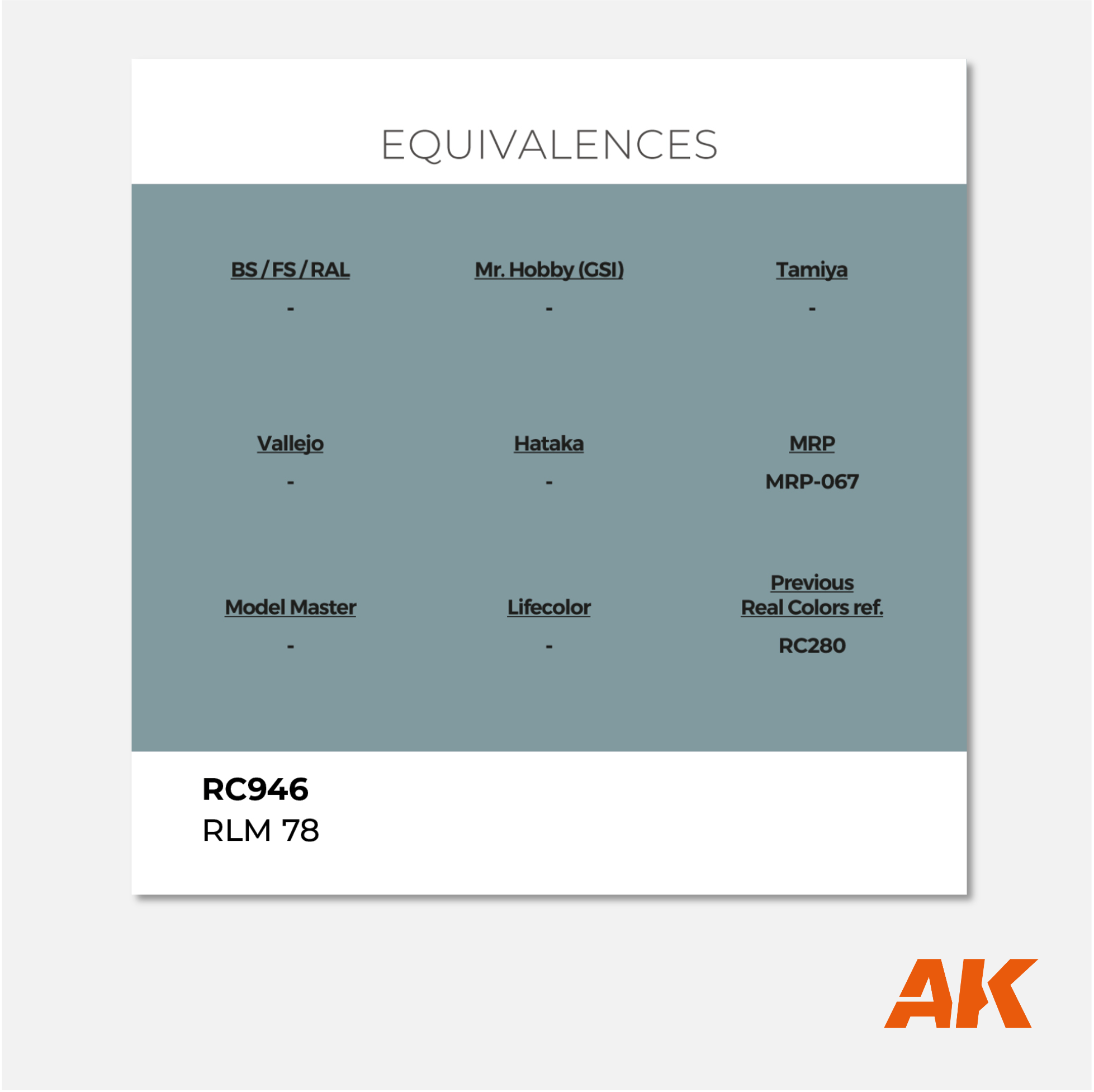AK Real Colors - RLM 78