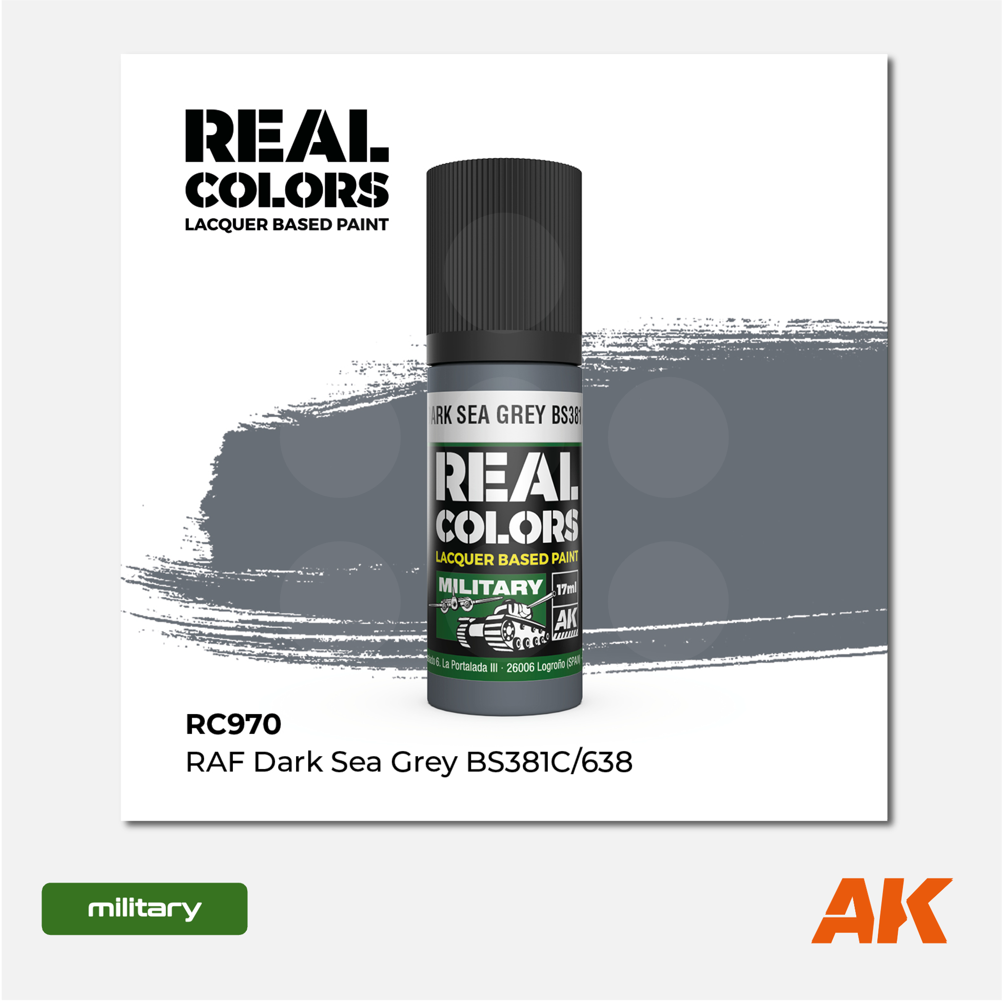 AK Real Colors - RAF Dark Sea Grey BS381c/638