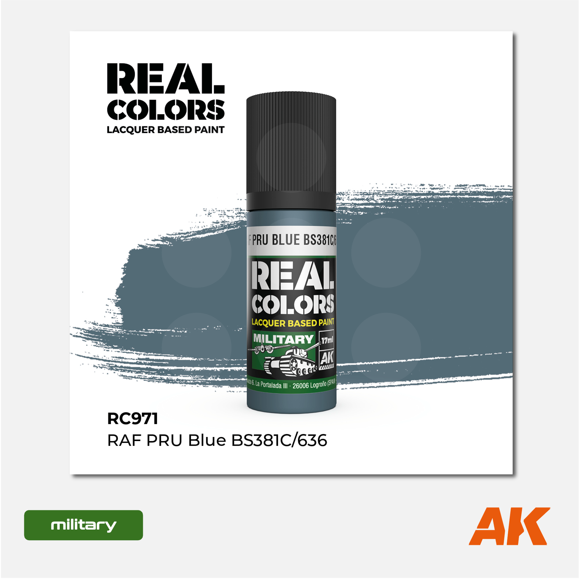 AK Real Colors - RAF PRU Blue BS381c/636
