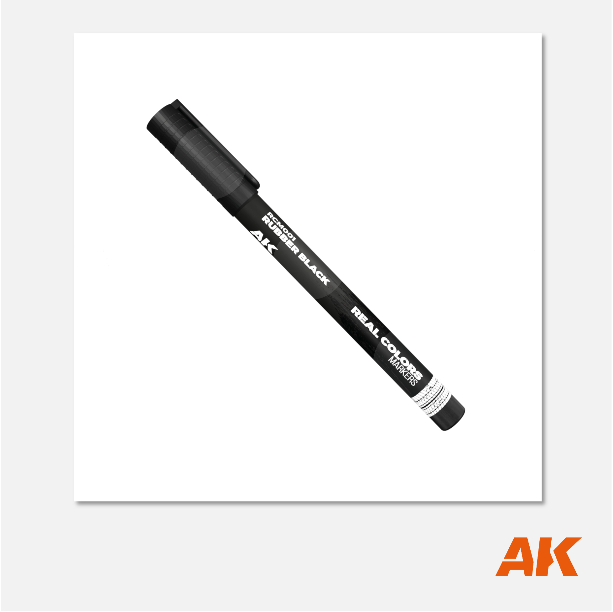 AK Interactive Real Colors Marker - Rubber Black - RCM001 - Gothaforce
