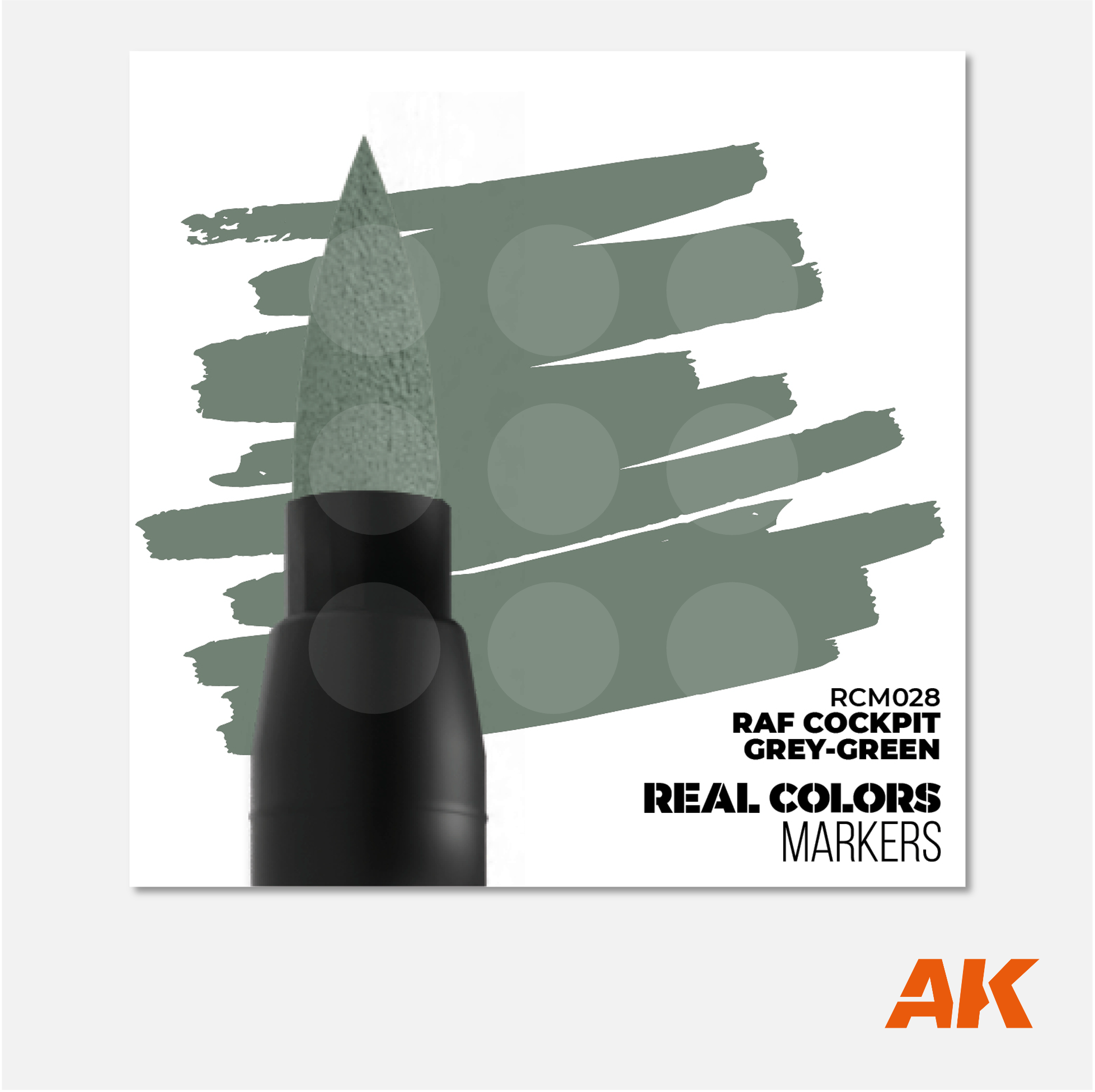 AK Interactive Real Colors Marker - RAF Cockpit Grey-Green - RCM028 - Gothaforce