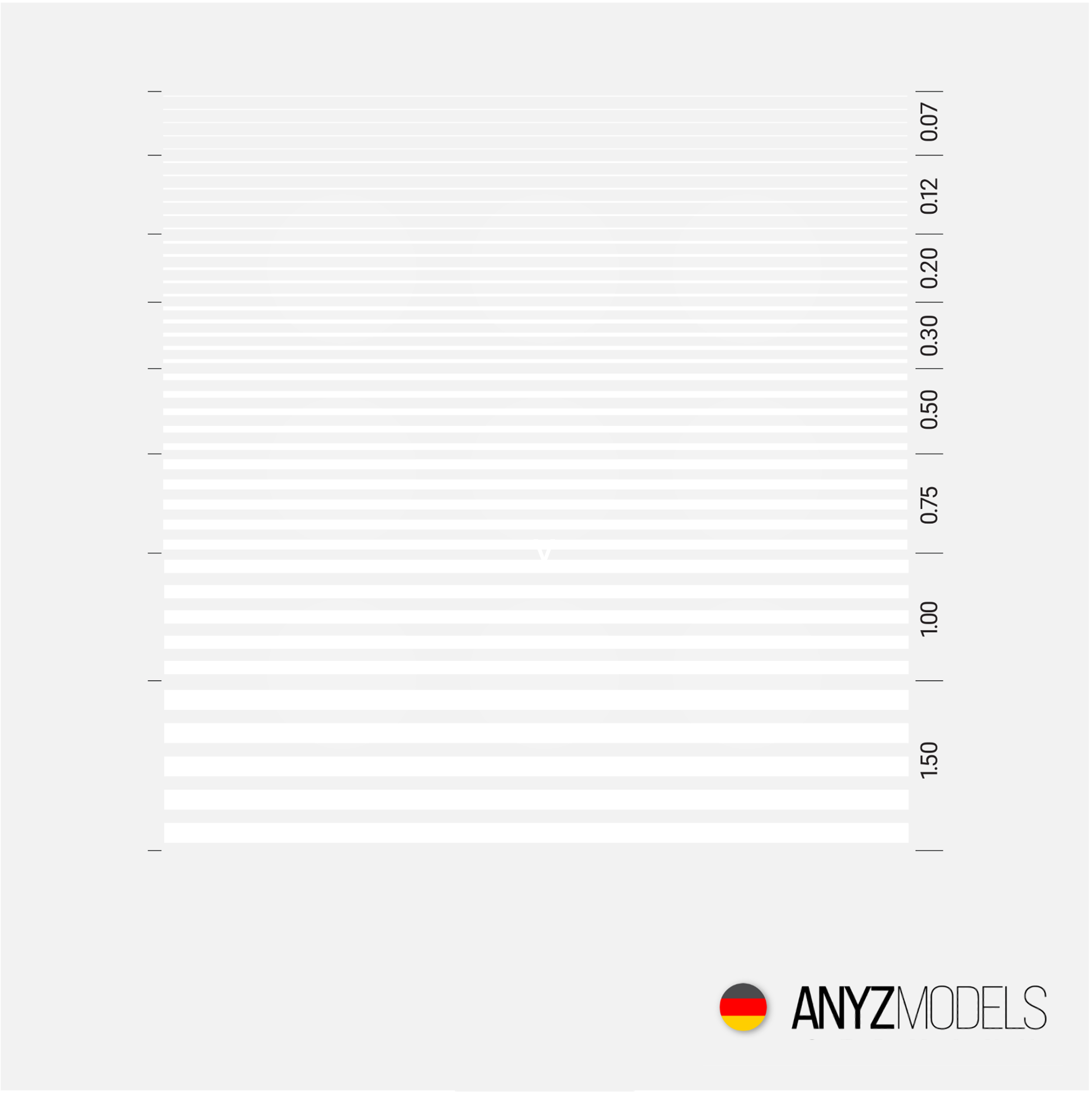 Anyz Models - Universal Lines 0.07mm - 1.5mm White - AN043 - Gothaforce