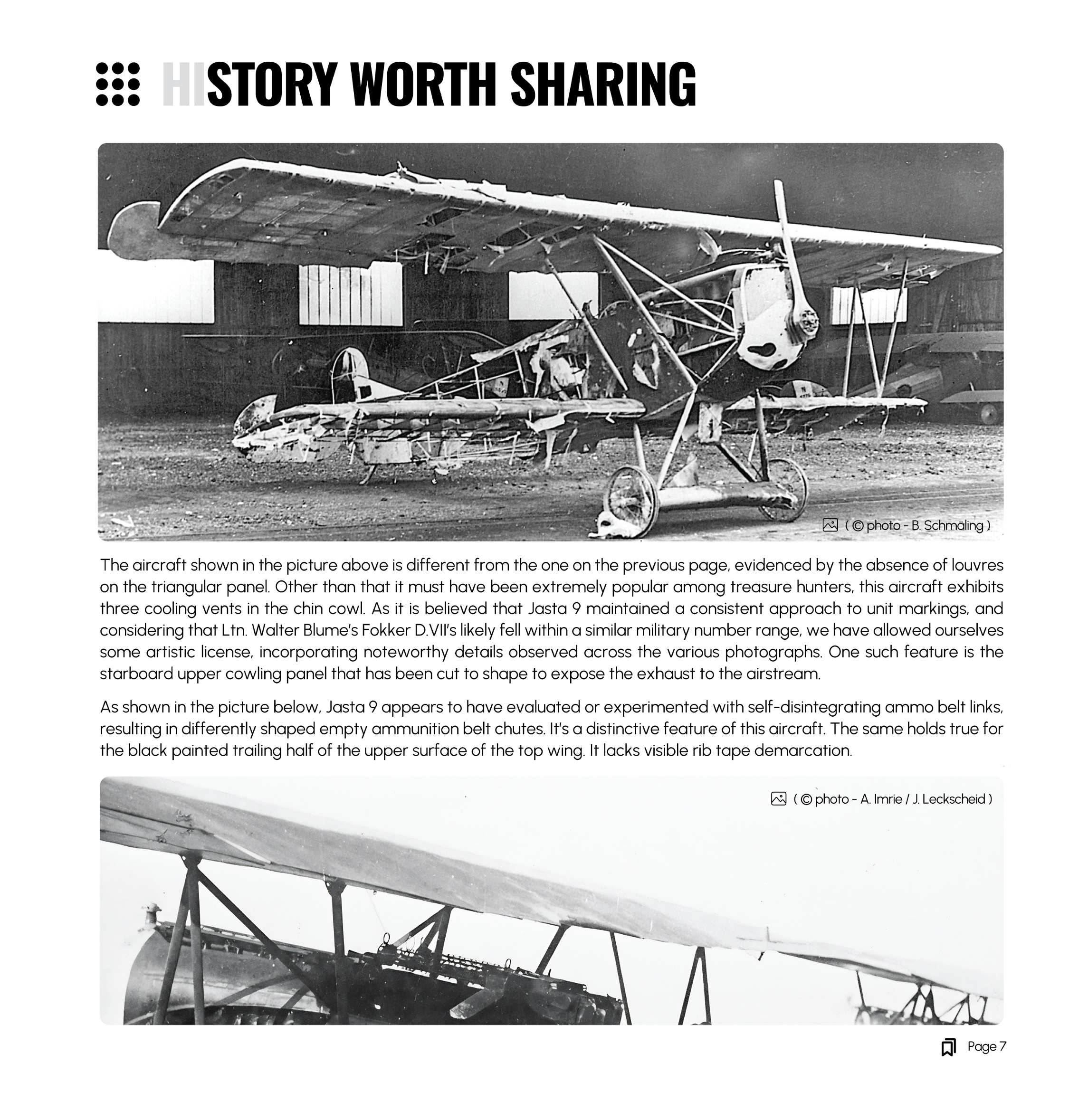 Briefing 1/32 Fokker D.VII OAW 3.0 Walter Blume