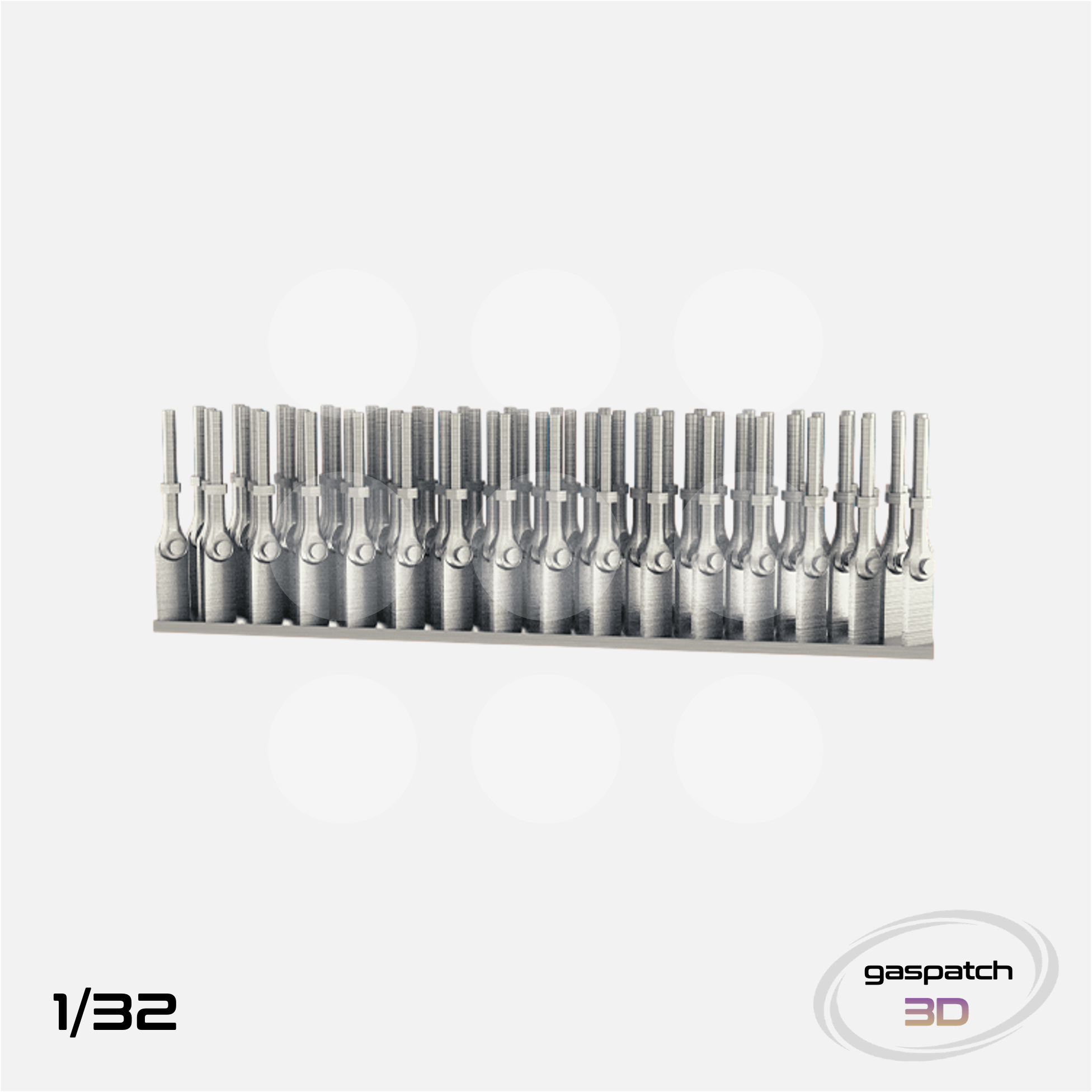 Gaspatch Models - Metal Turnbuckles Type RAF Late - 1/32 scale - 13-32018 - Gothaforce