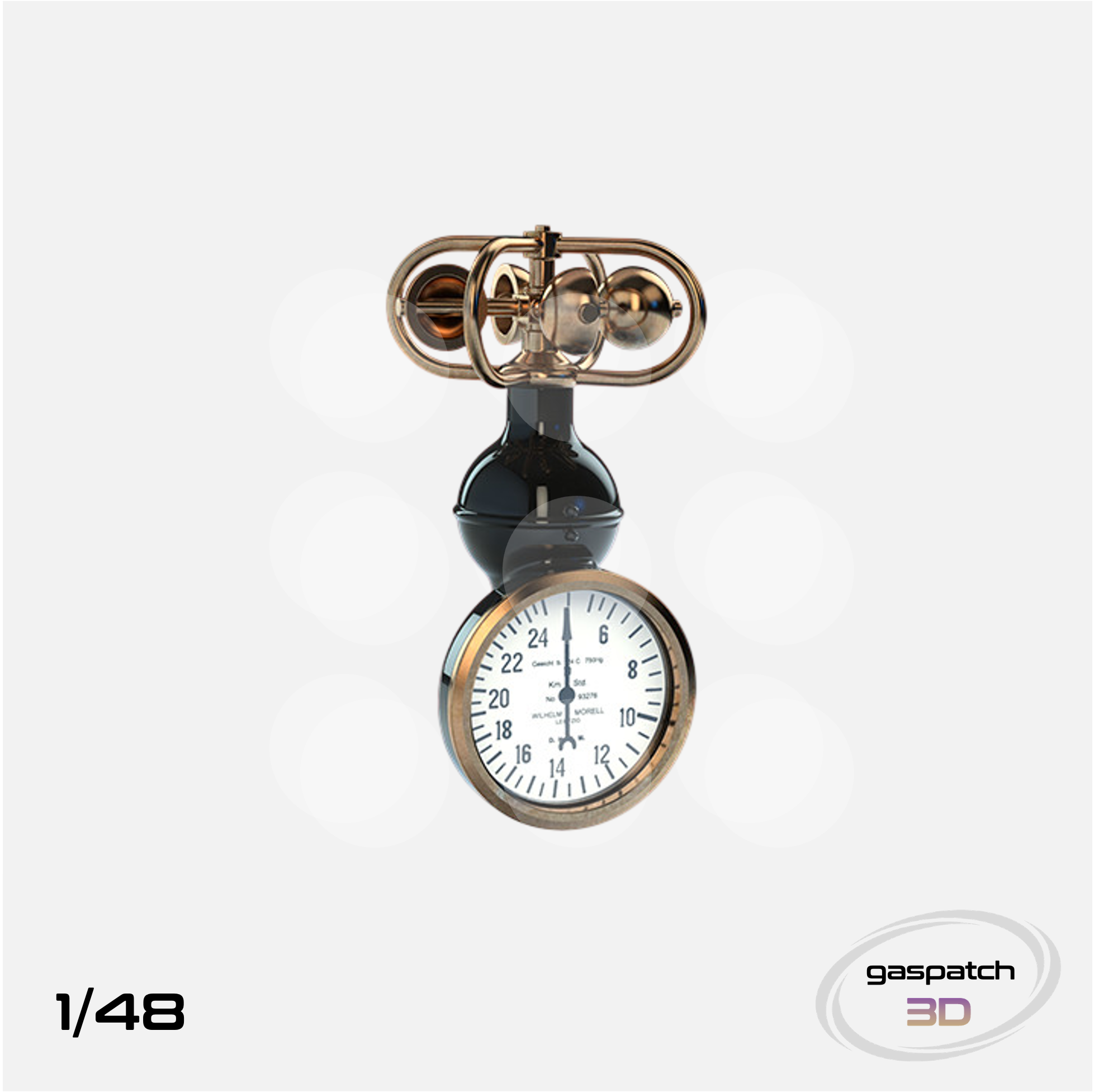 Gaspatch Models - German WWI Airspeed Indicator - 1/48 scale - 13-48012 - Gothaforce