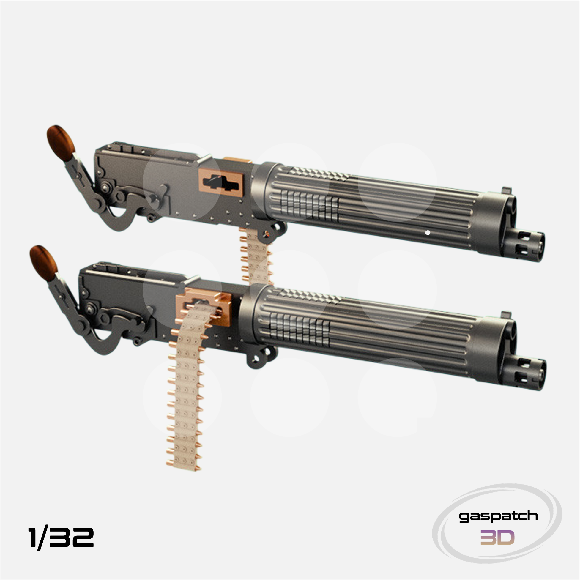 1/32 Vickers Hyland Type B Standard & Reverse Ammo Feed