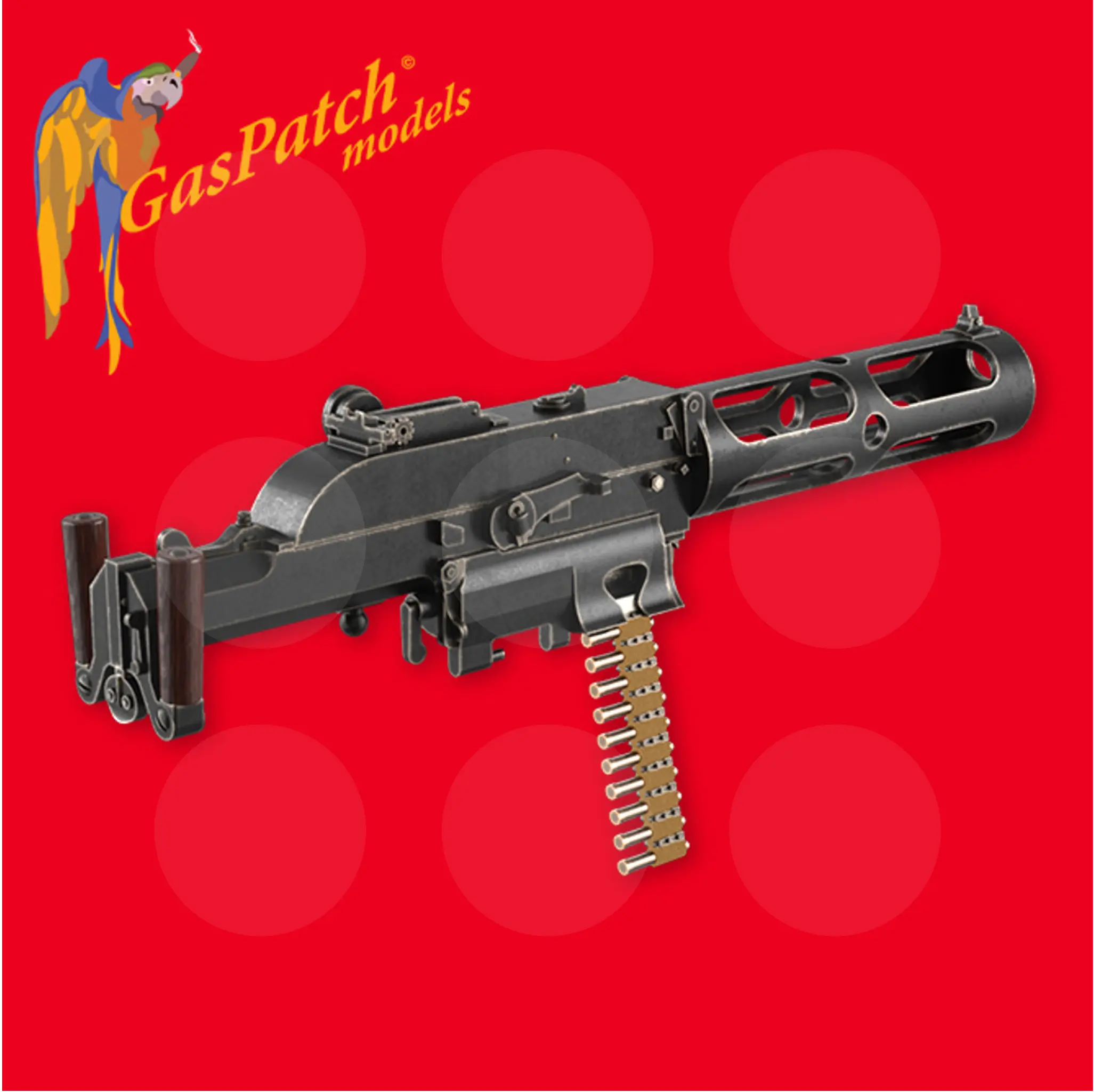 Gaspatch Models - Schwarzlose 07-12 Naval Machine Gun - 1/32 scale - 17-32113