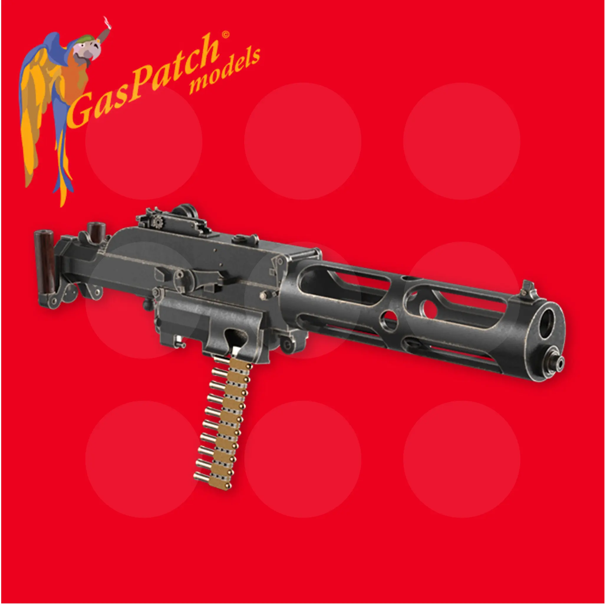 Gaspatch Models - Schwarzlose 07-12 Naval Machine Gun - 1/48 scale - 17-48109