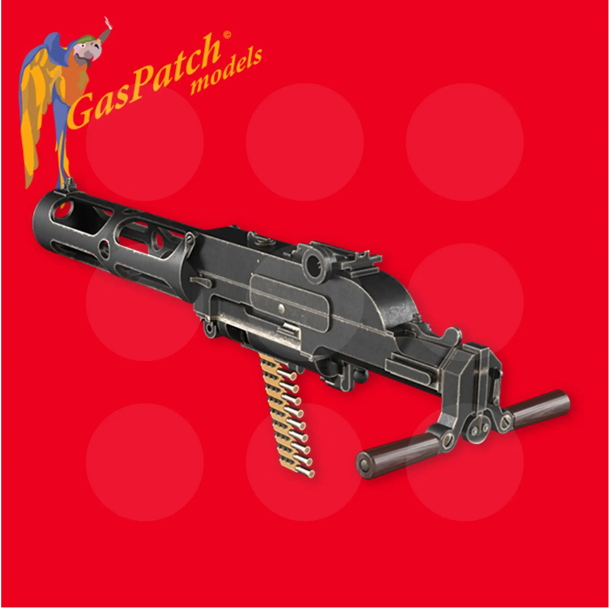 Gaspatch Models - Schwarzlose 07-12 Naval Machine Gun - 1/48 scale - 17-48109
