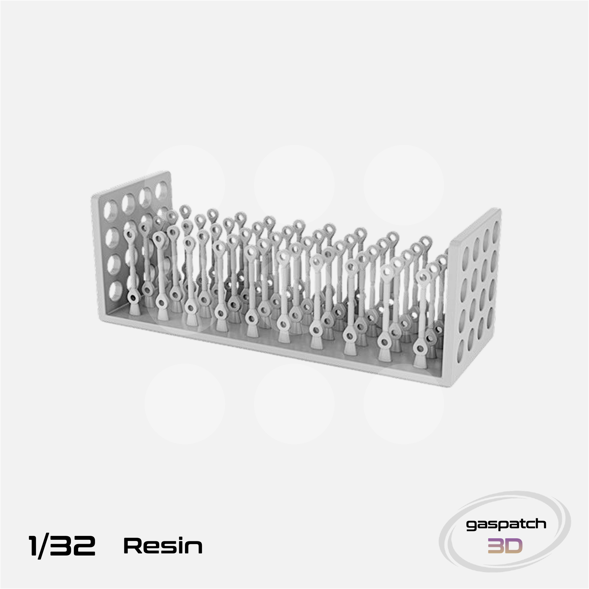 Gaspatch Models - Resin Turnbuckles Anchor Points - 1/32 scale - 18-32137 - Gothaforce