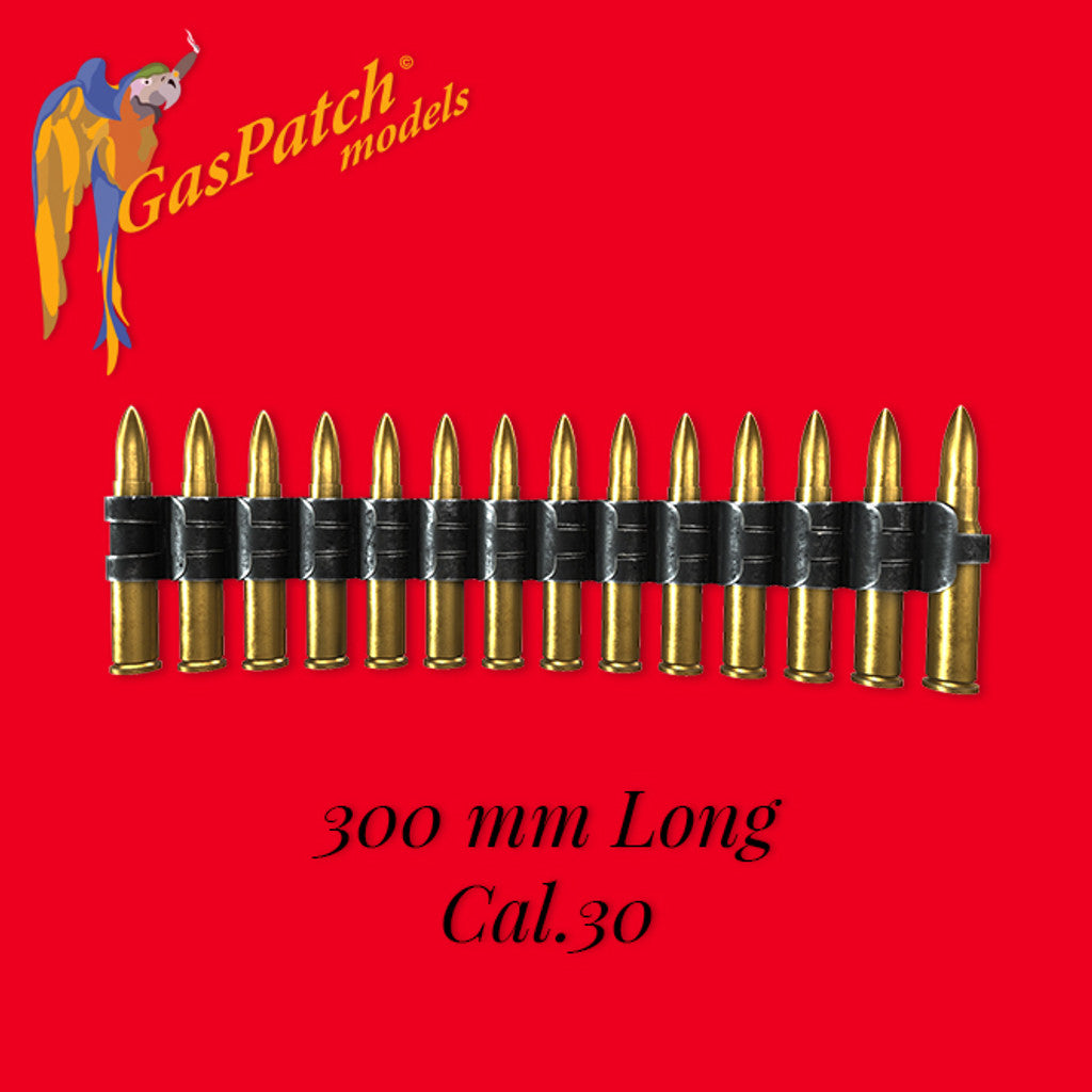 Gaspatch Models - Flexible Ammo Belt Cal 30 300mm long - 1/32 scale - 18-32146